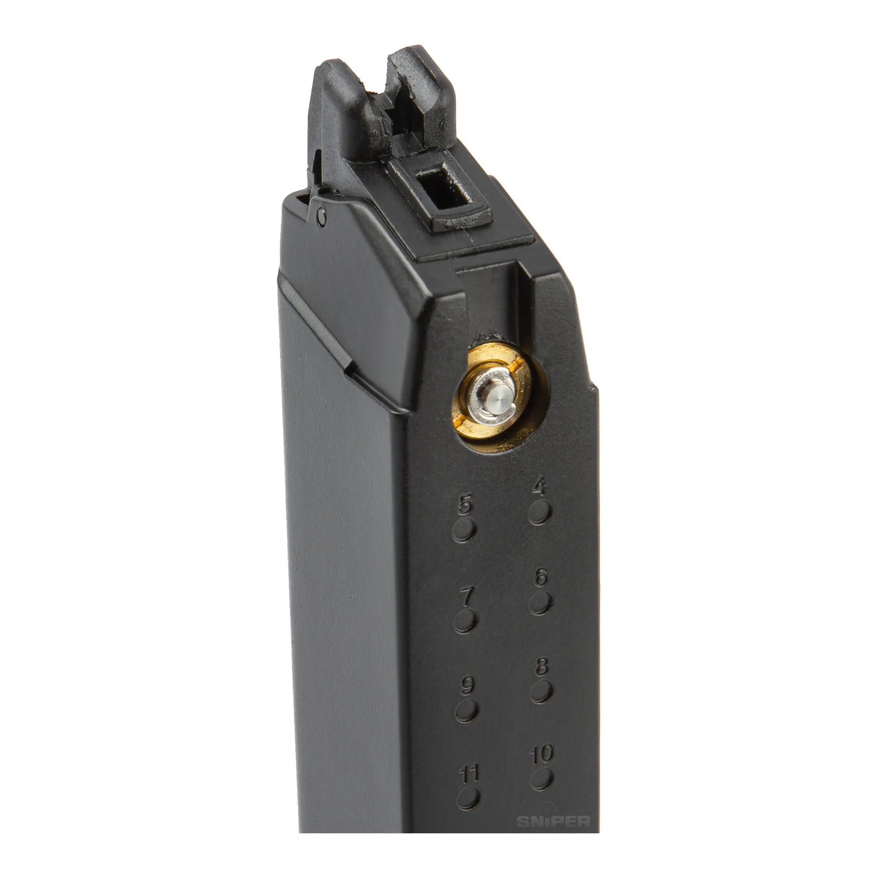 Drum Mag für G17 Models GBB 200rds, black Drum Mag für G17 Models GBB 200rds, black