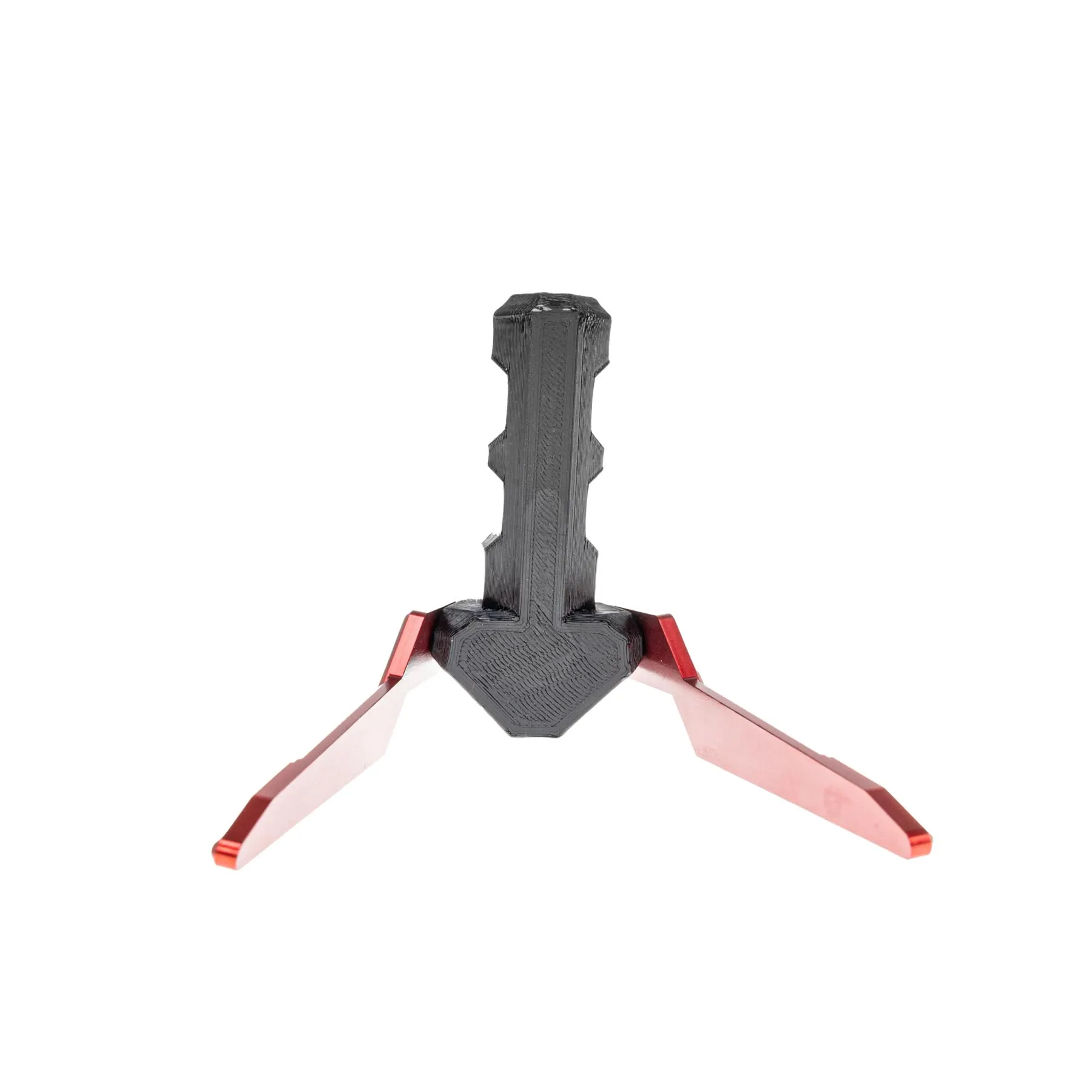 CNC Aluminum w/ 3D Printed Display Stand, Red