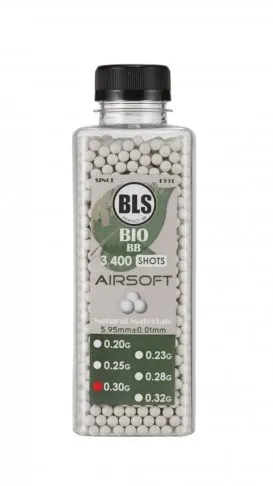 BLS Bio BB´s 0,30g White, 3400rds