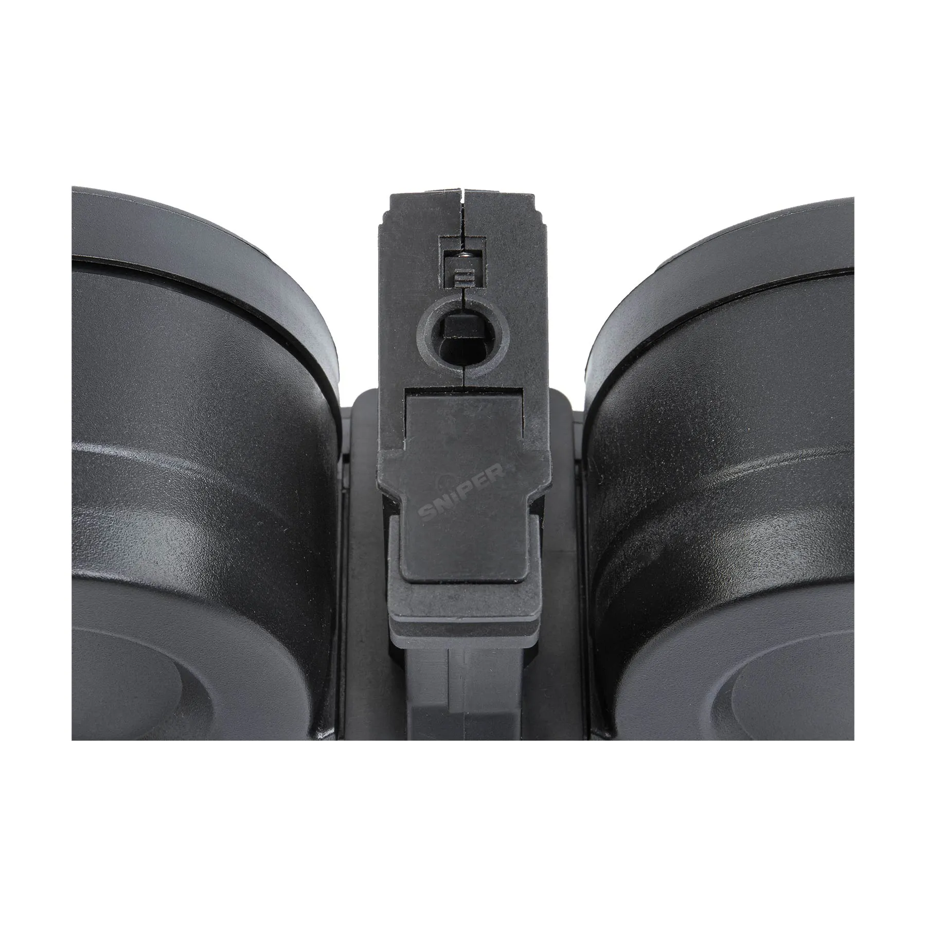 Double Electic Drum Mag für AK, 2500rds, Black Double Electic Drum Mag für AK, 2500rds, Black