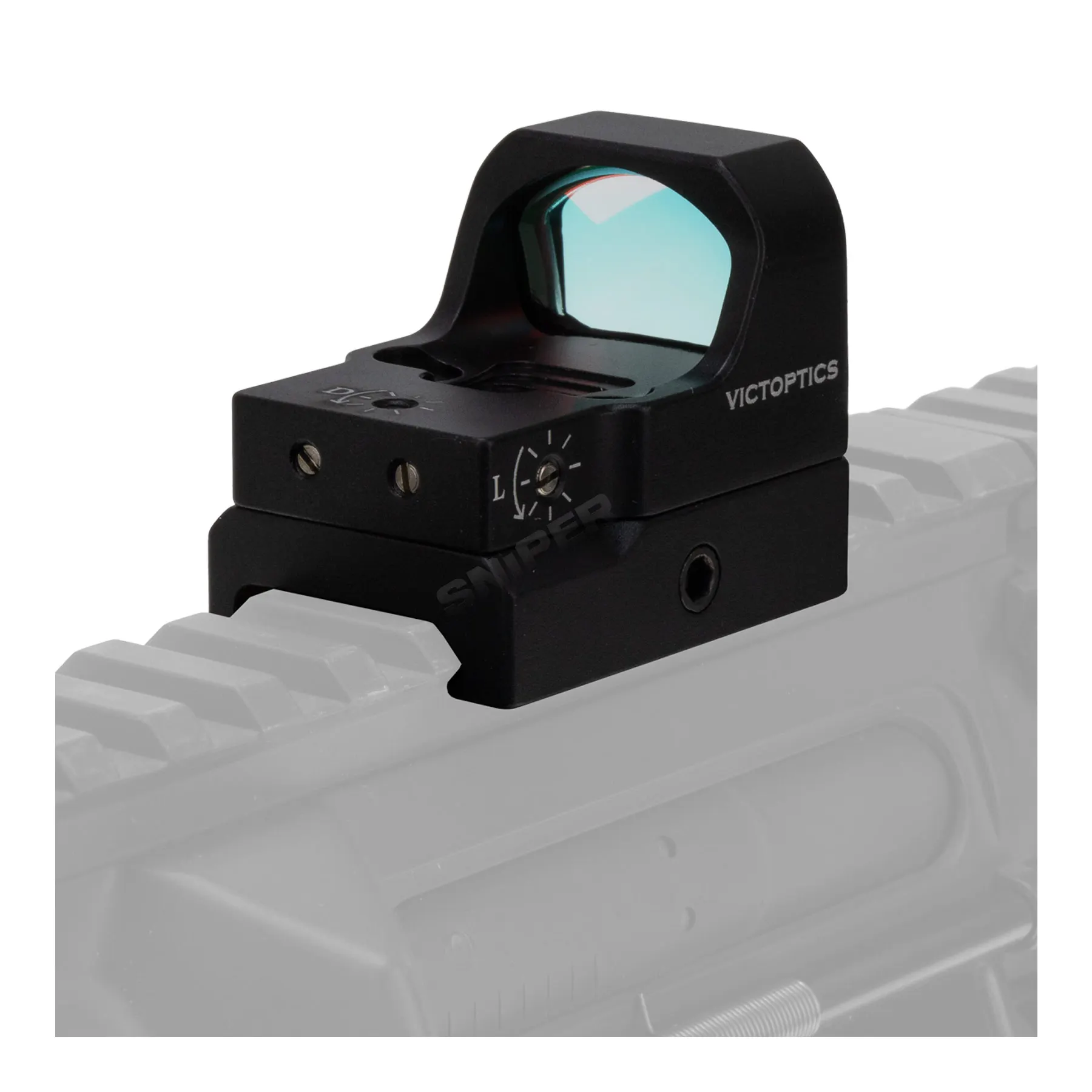 Victoptics RDSL25 V3 1x17x26 Red Dot Visier, Black
