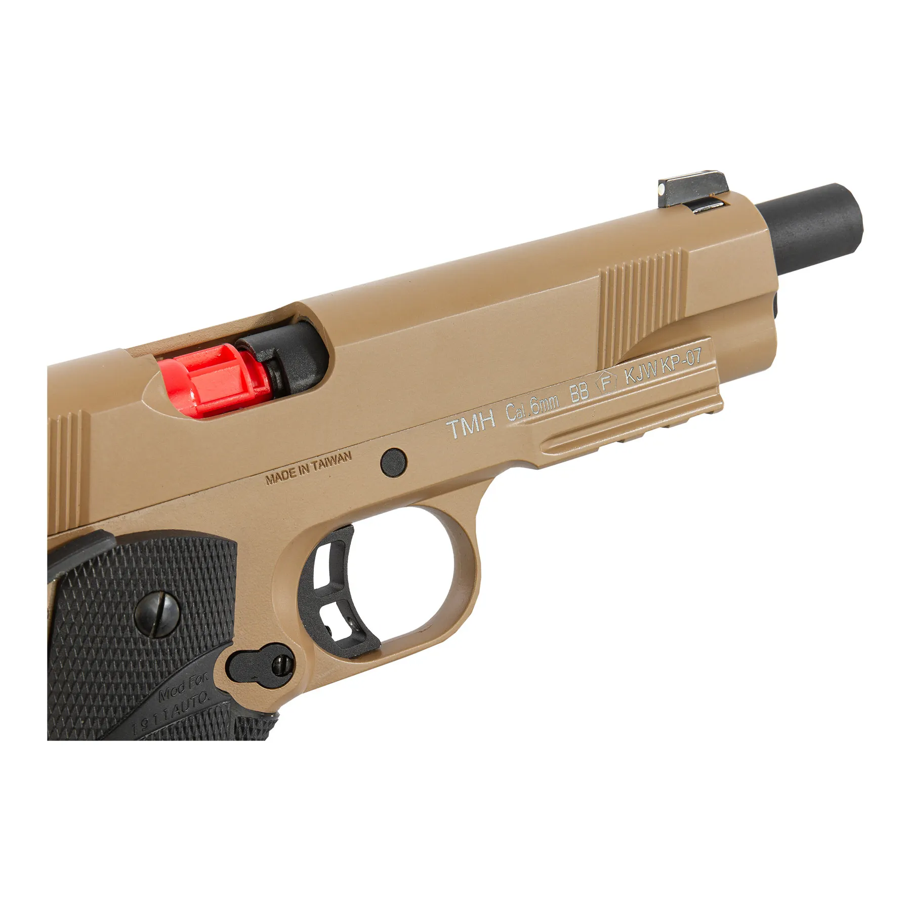 KJ Works M1911 MEU Full Metal Tan GBB Softair Pistole