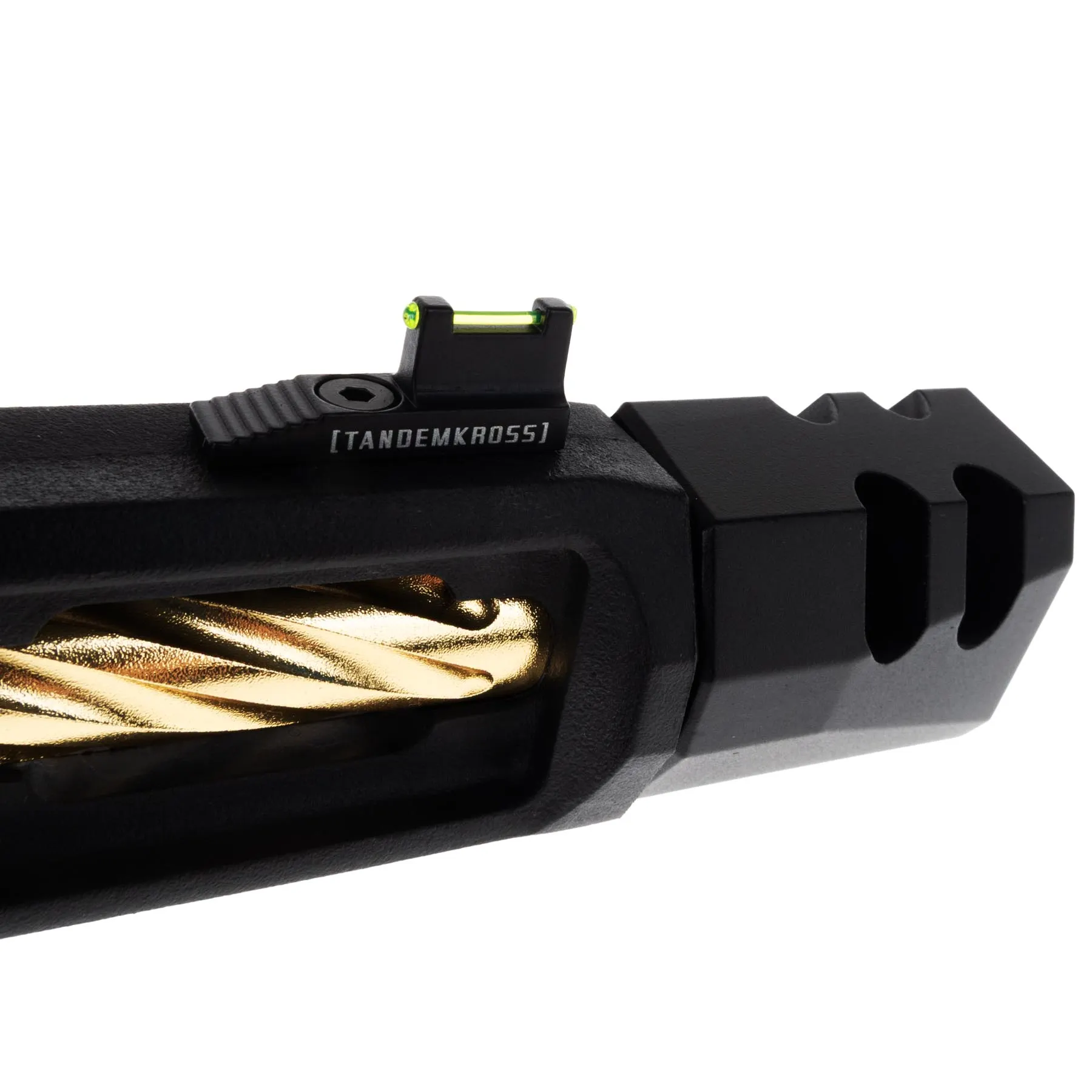 Lancer Tandemkross Cthulhu GBB Softair Pistole, Black/Gold