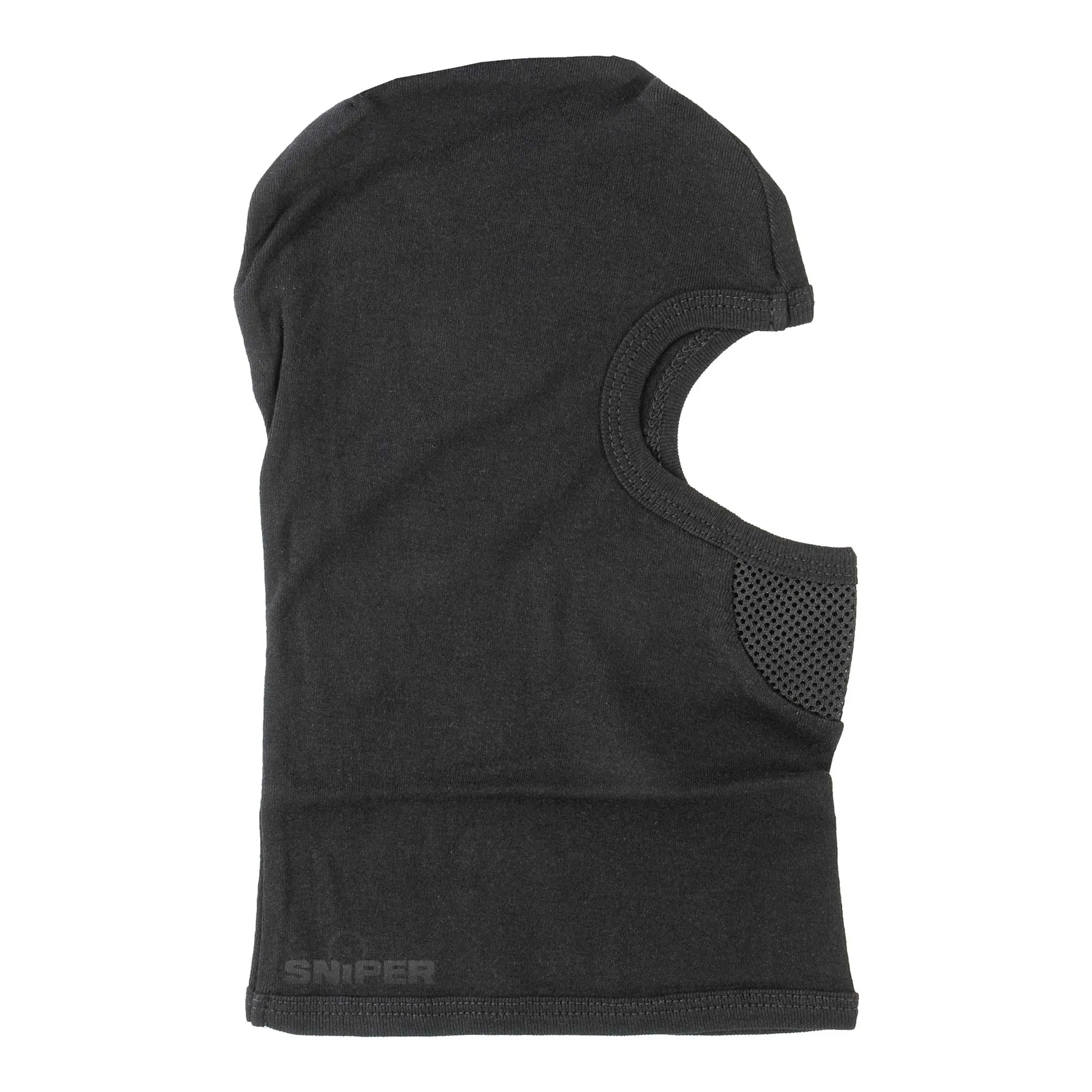 Balaclava mit Netzeinsatz, Schwarz Balaclava mit Netzeinsatz, Schwarz