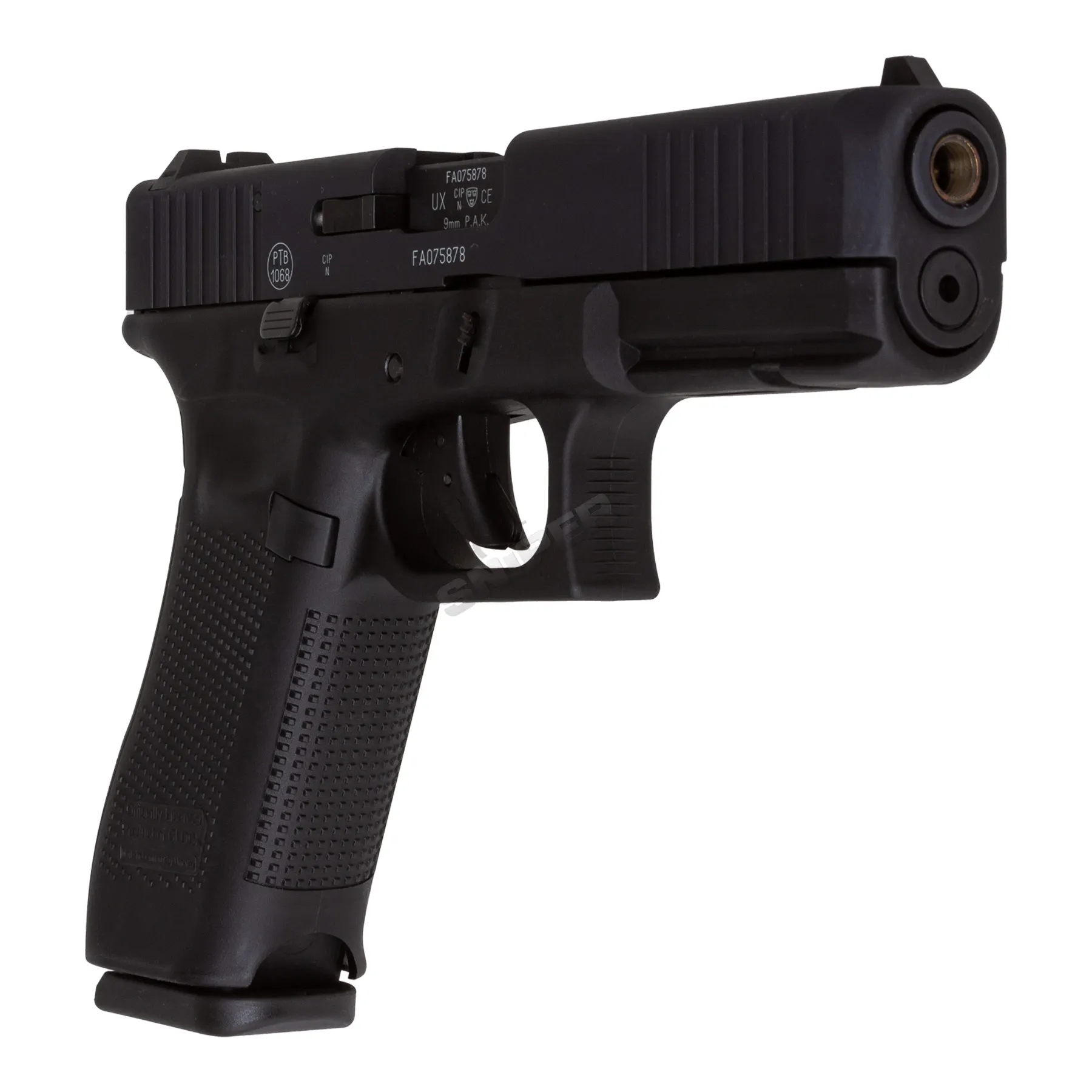 Silvester Bundle #2 Glock 17 Gen 5 9mm P.A.K Schreckschusspistole, Black