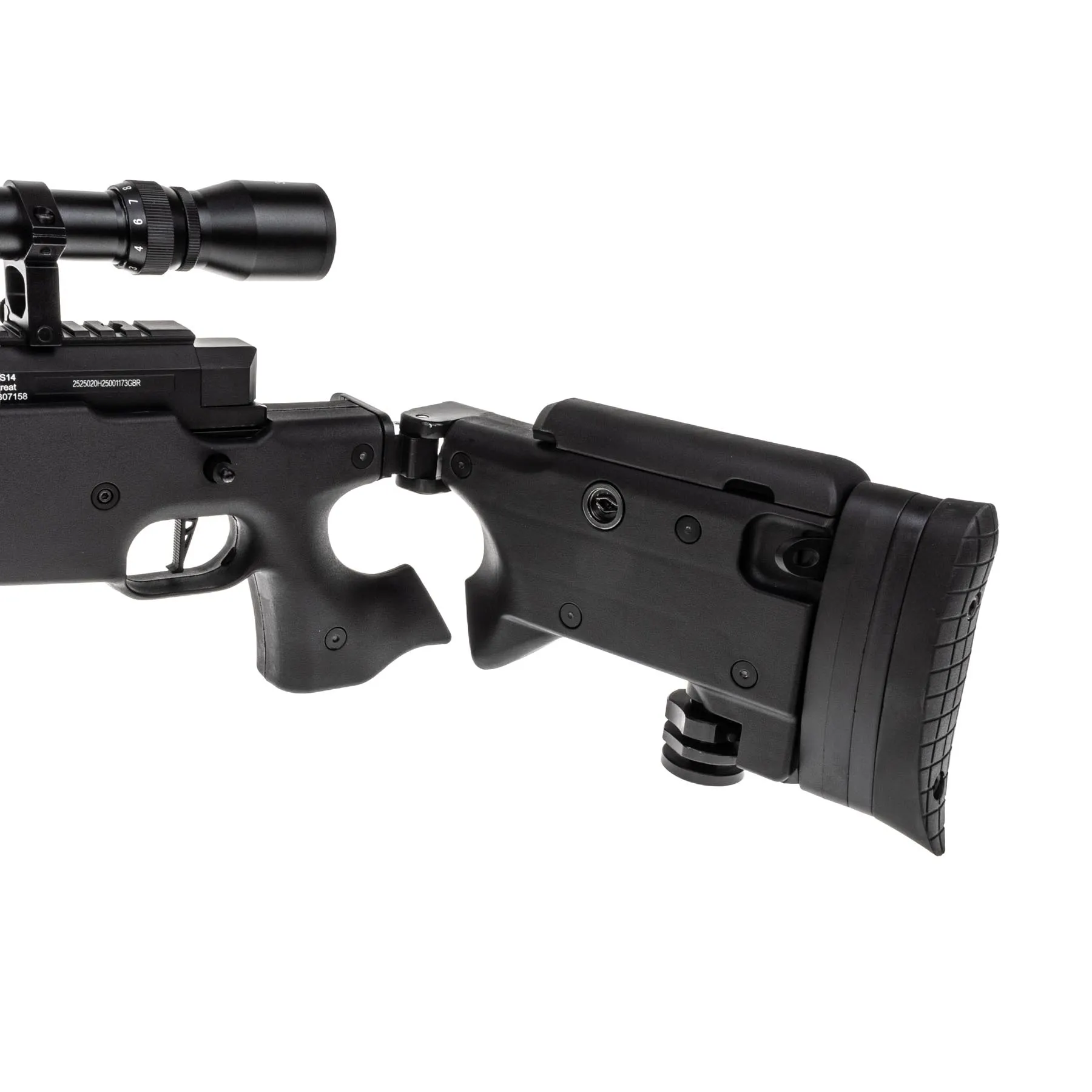 WELL MB08 L96 Upgraded Version w/ Scope & Bipod, Black