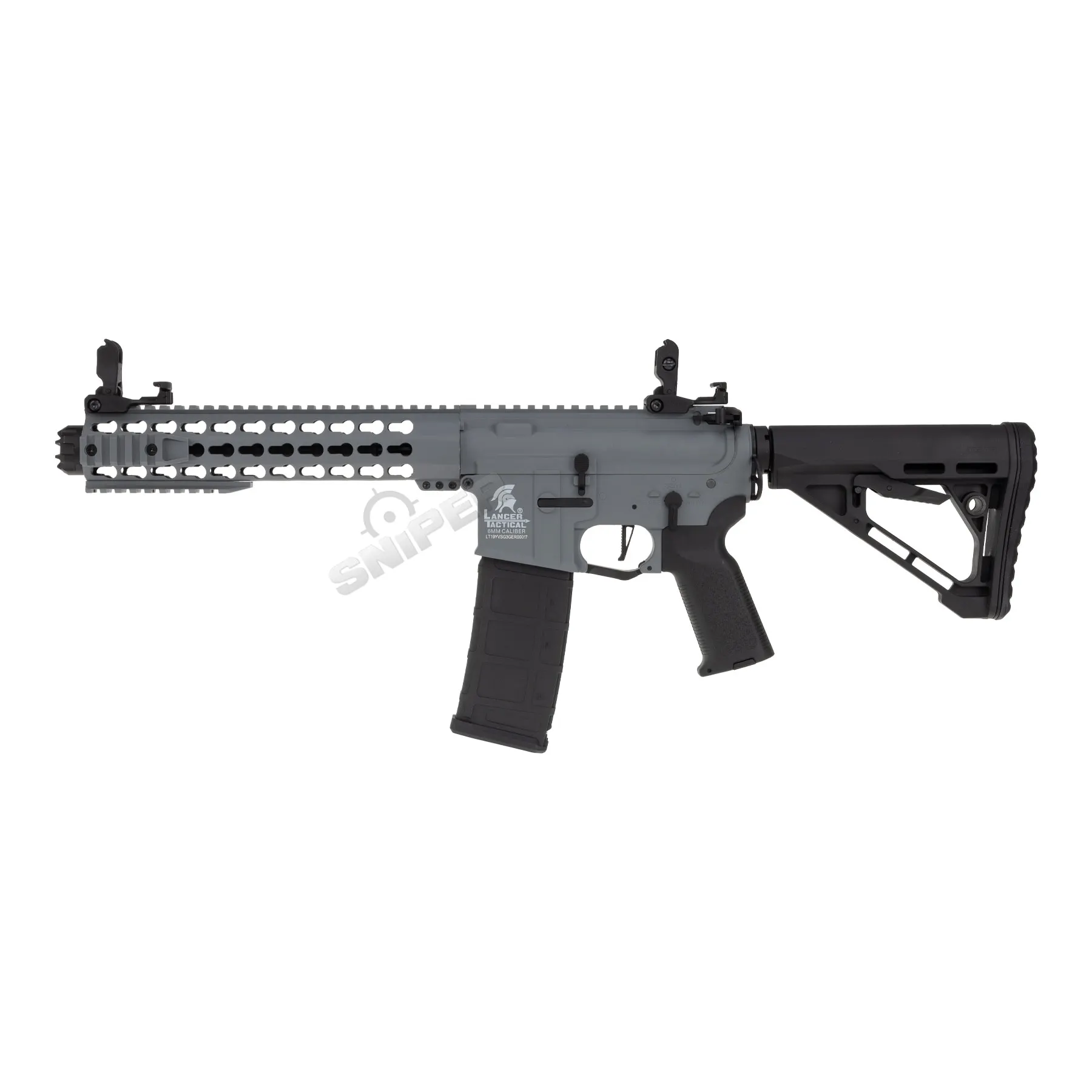 Lancer LT-19 Keymod Gen 3 (S)AEG, Grey Einsteiger Set #3 - Lancer LT-19 Keymod Gen 3 (S)AEG, Gray
