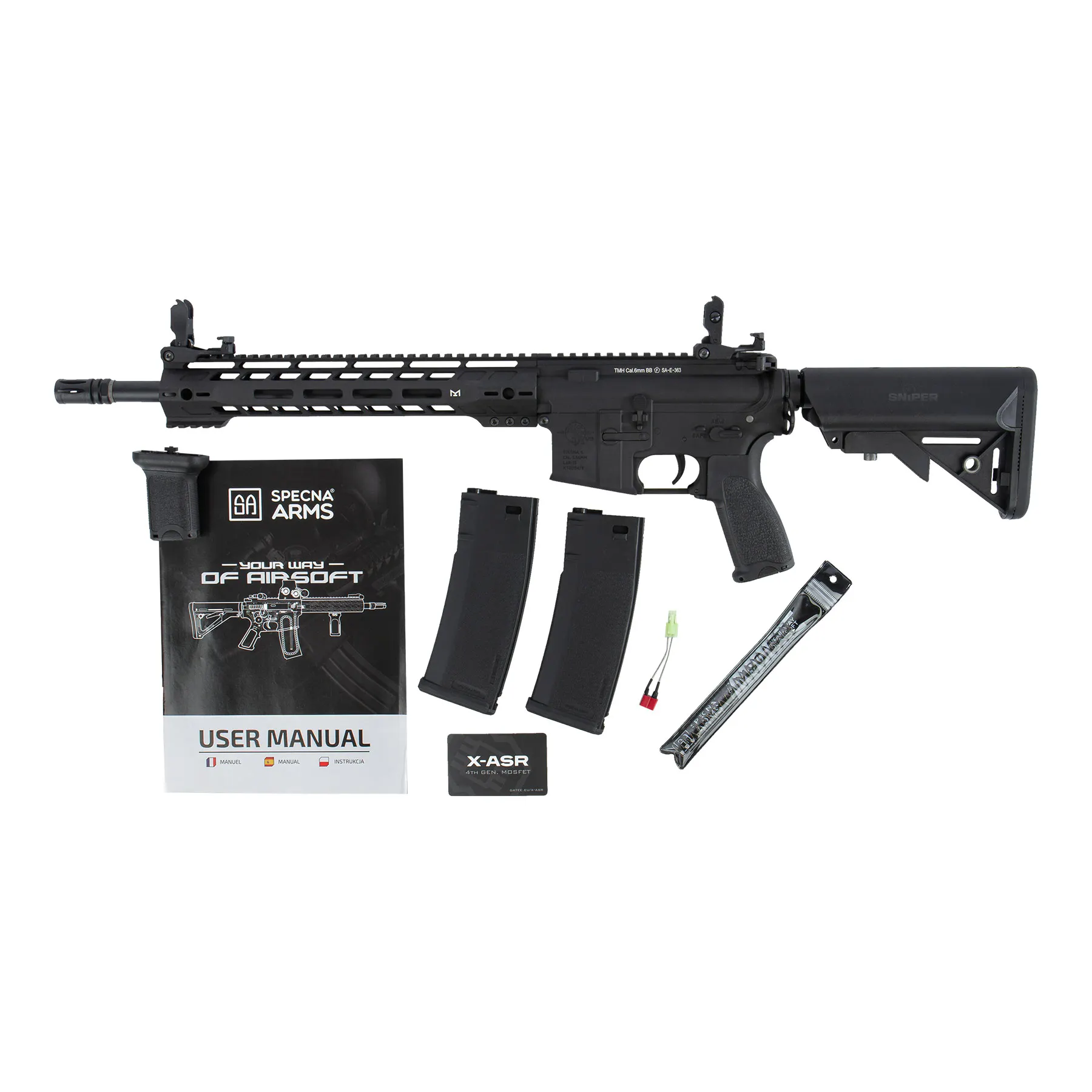 SA-E14 Edge (S)AEG, Black SA-E14 Edge (S)AEG, Black