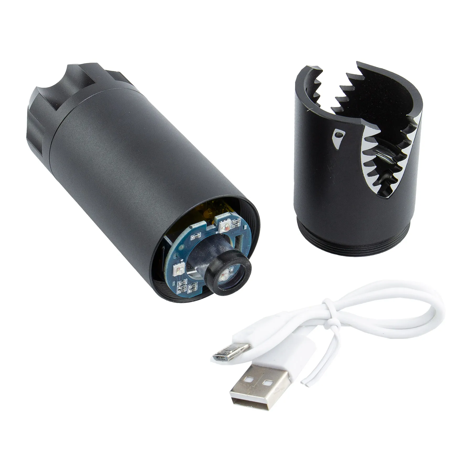 Tracer Colorful V Shark Design, Black