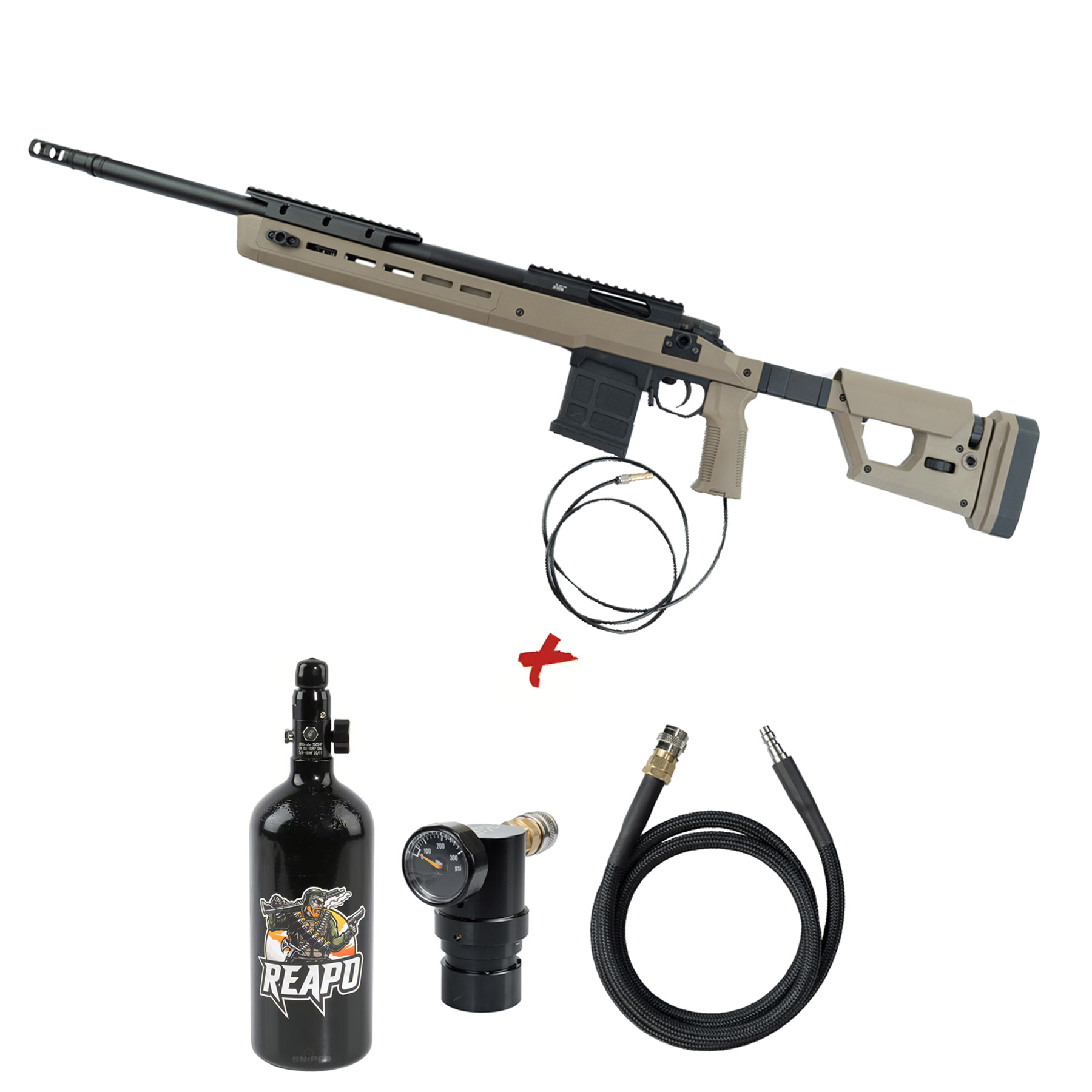 HPA Deal #1 - SAC X Mancraft HPA M66 Scharfschützengewehr, Tan