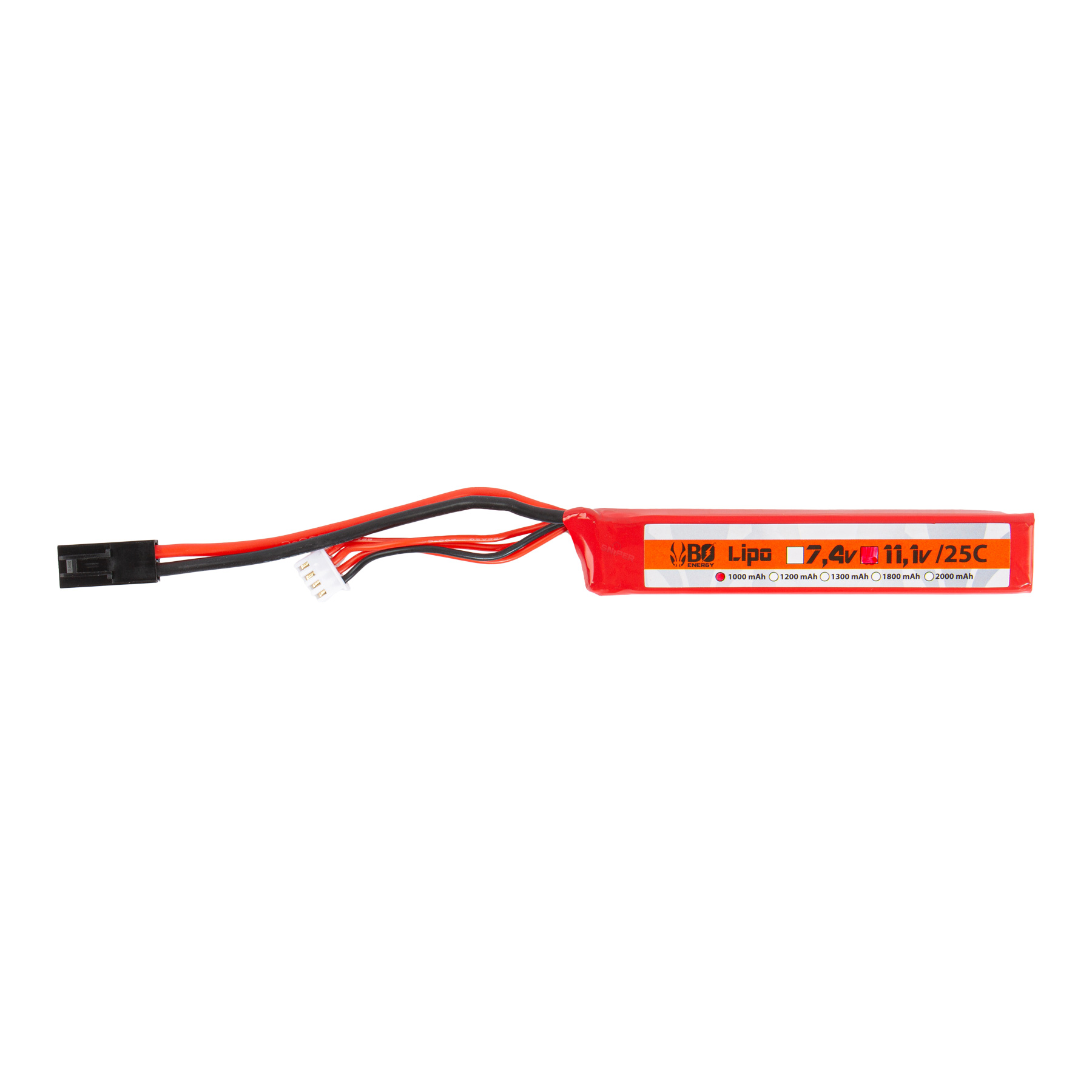 Tamiya 11,1V 1000mAh 25C LiPo Akku, 1 Stick