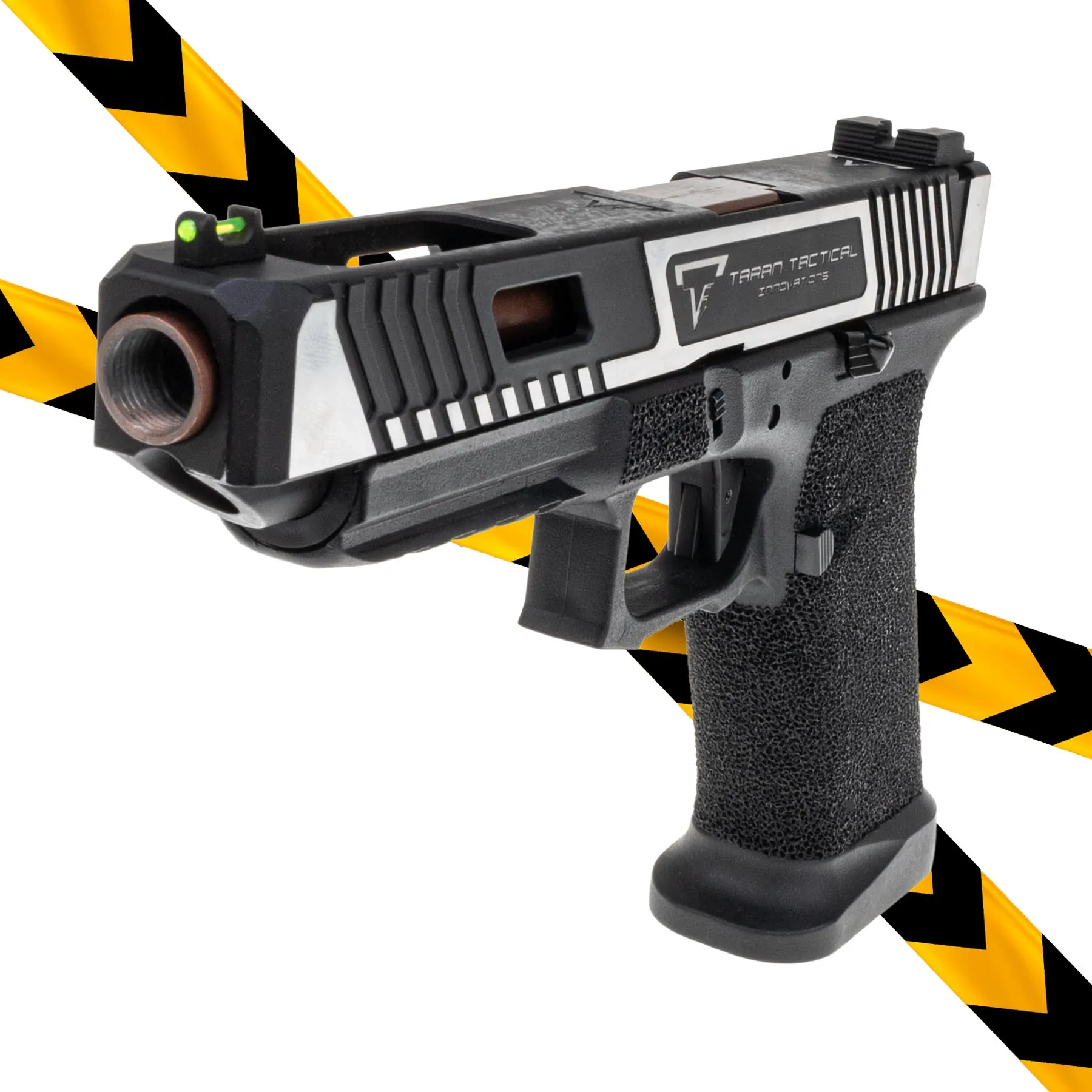 B-Ware APS Combat Master Silver Slide, OMEGA Frame GBB