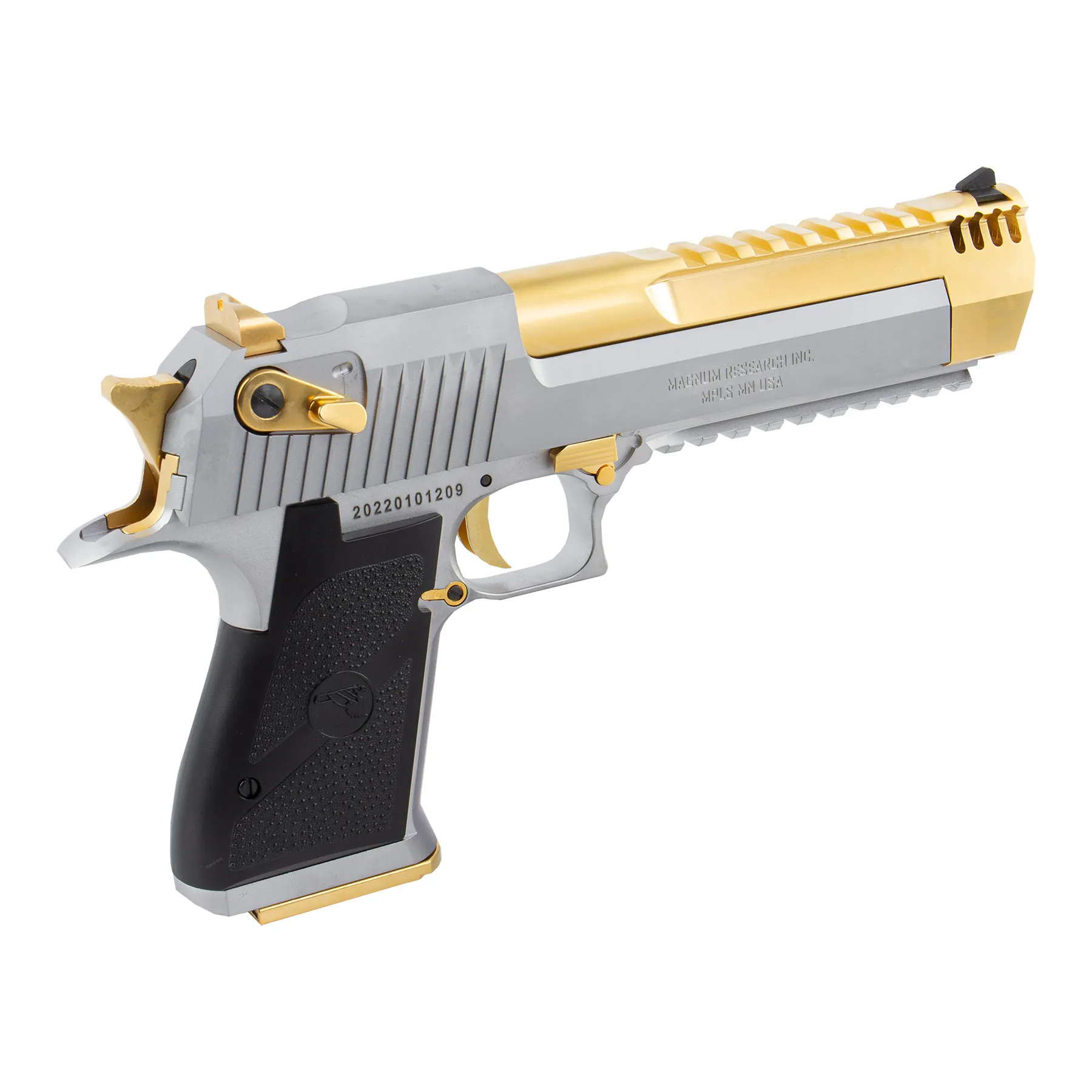 Desert Eagle L6 .50AE GBB, Gold/Silver