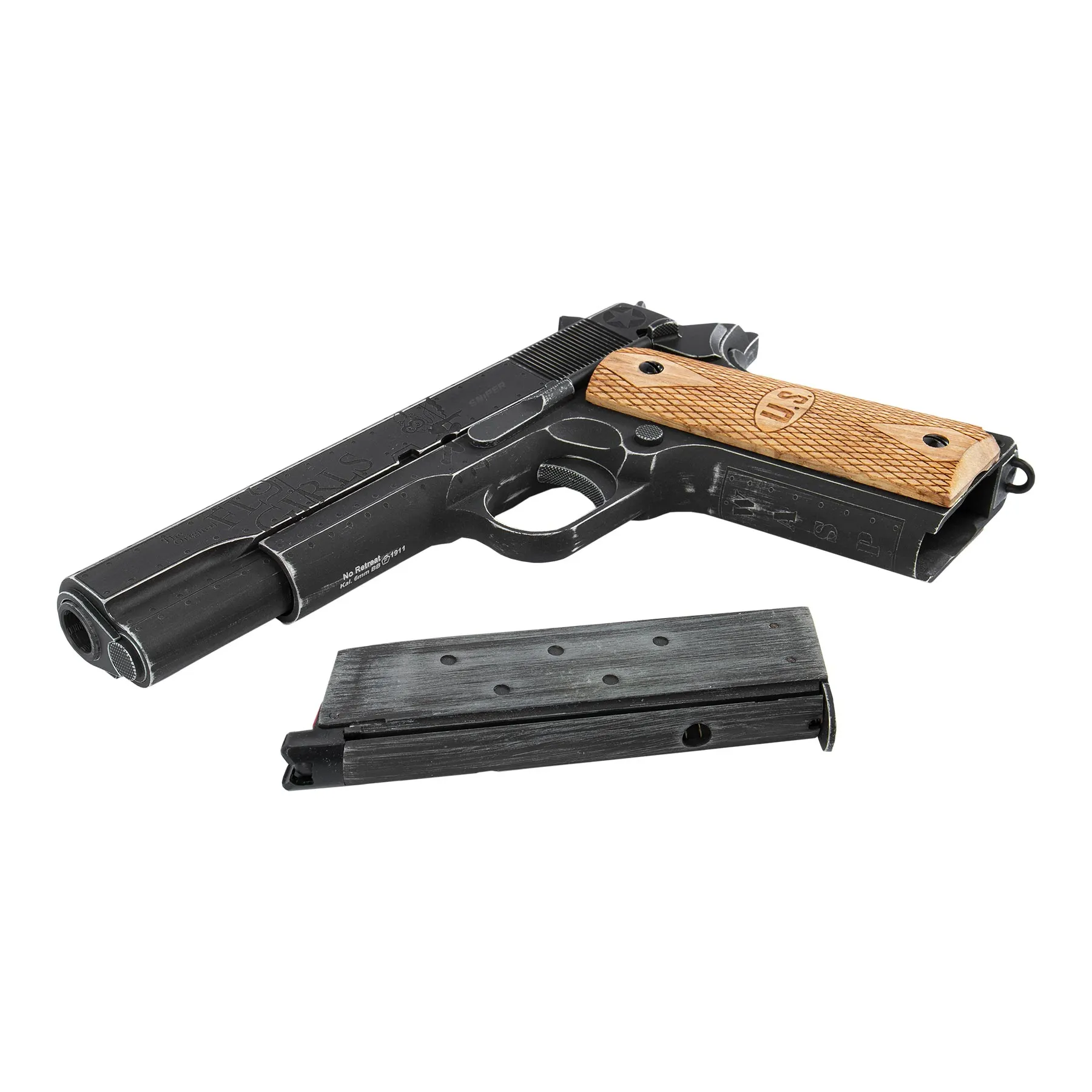 AW Custom 1911 Fly Girl GBB Softair Pistole