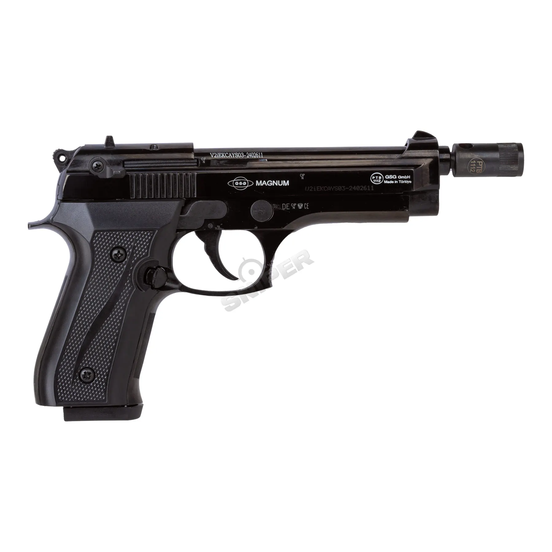 EKOL Firat 9mm P.A.K. Schreckschusspistole, Black