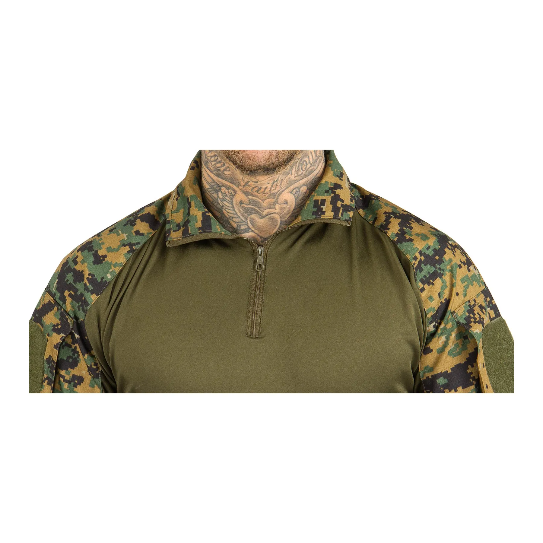 Warrior Combat Shirt mit Elbow Pads, Farbe Digital