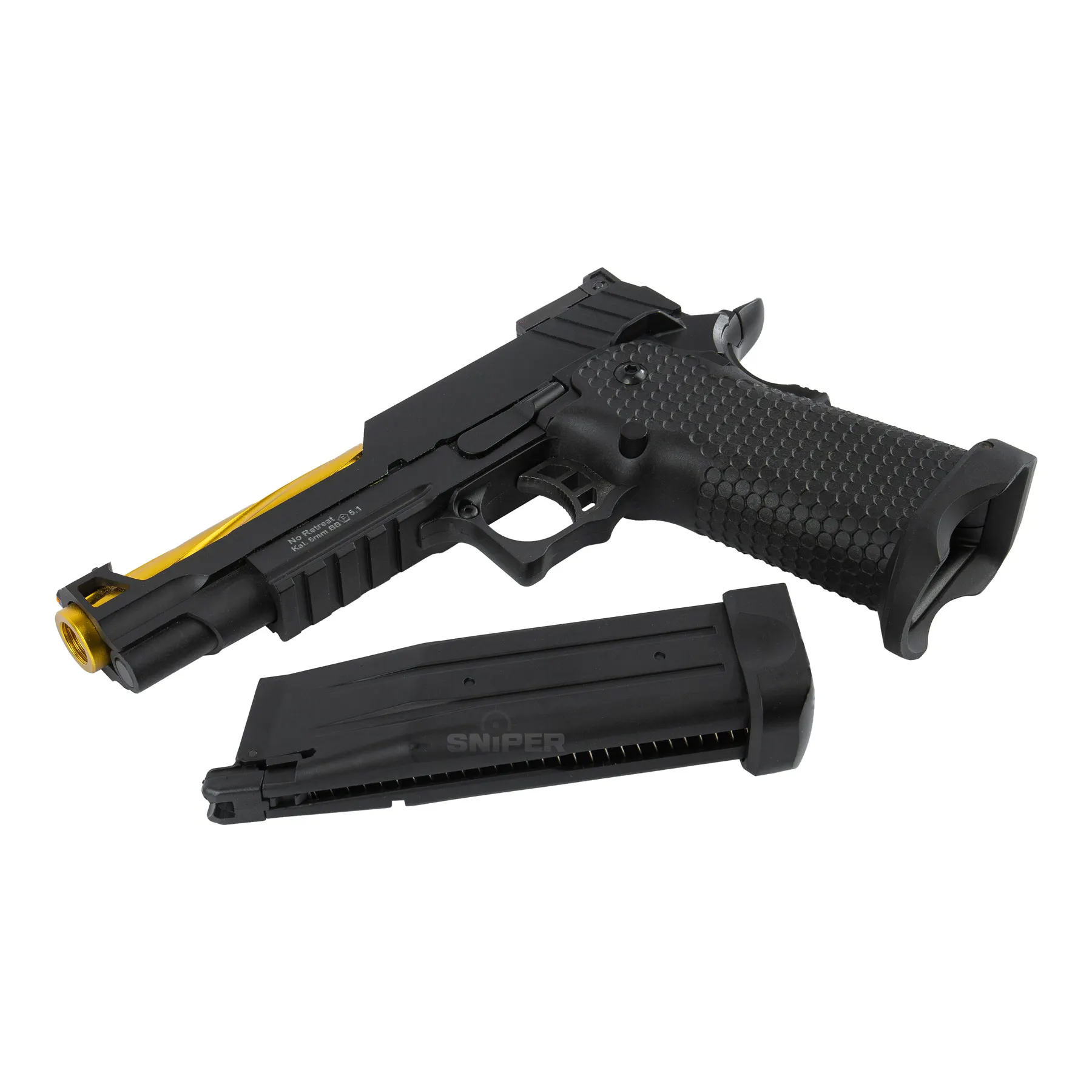 GE Hi-Capa 5.1 Fluted, Black