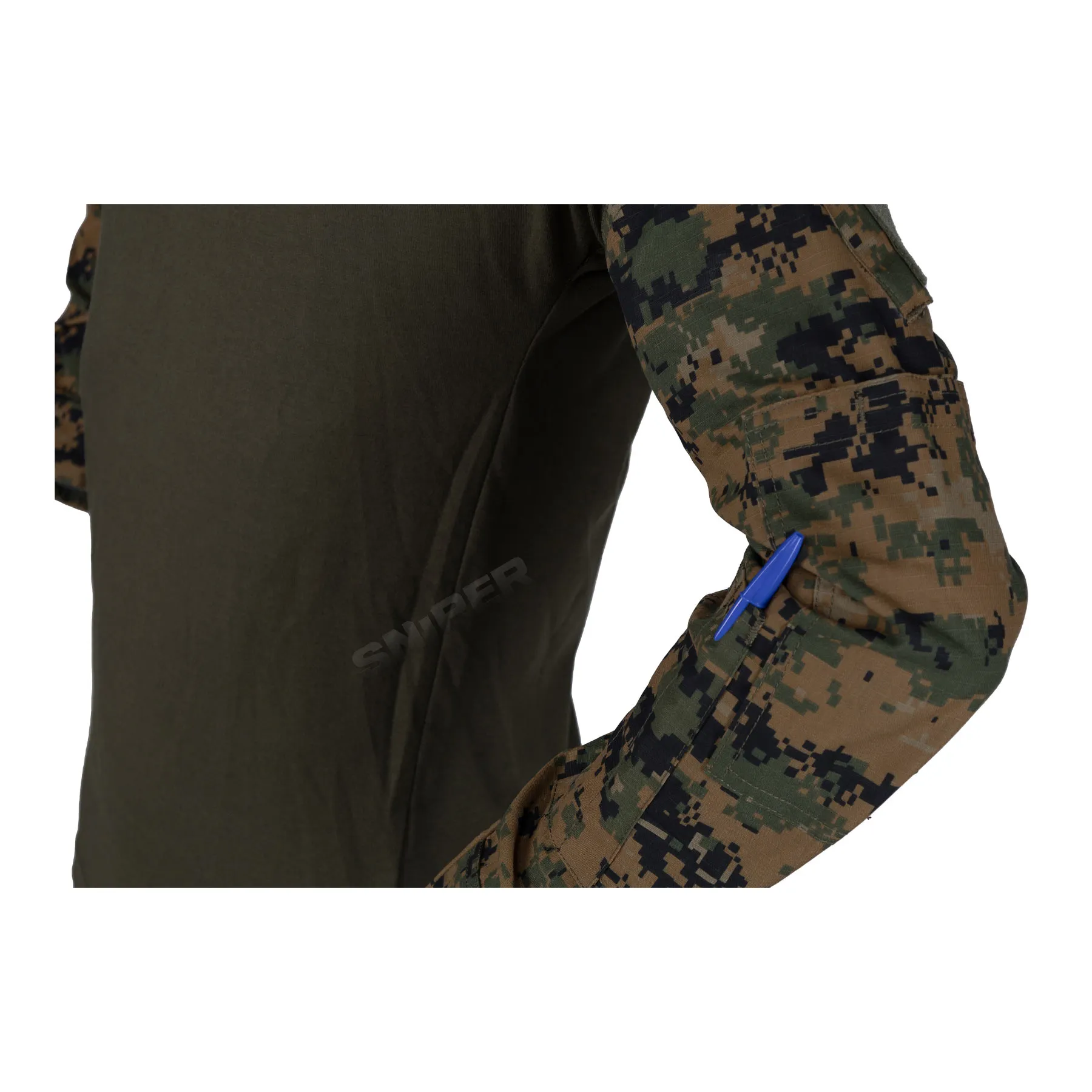 Invader Gear Combat Shirt, Digital Woodland Invader Gear Combat Shirt, Digital Woodland