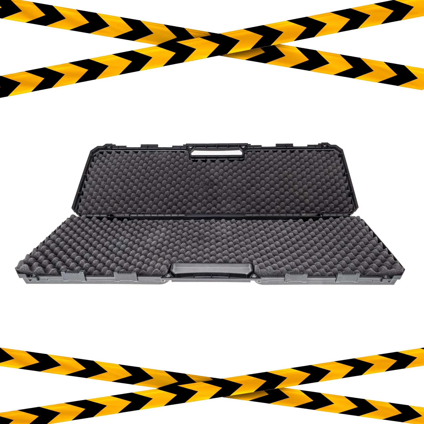 B-Ware Reapo Wavefoam Waffenkoffer 100x35cm, Black