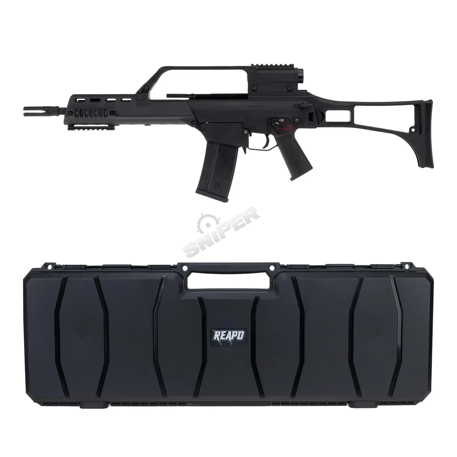 Reapo RG6 Special Unit GBB Rifle, Black Reapo RG6 Special Unit GBB Rifle, Black