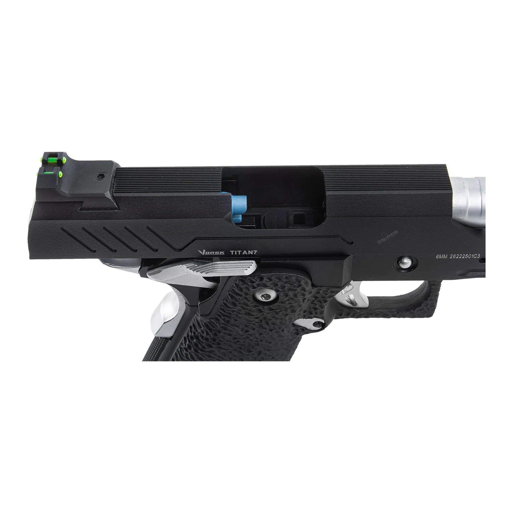 Vorsk Hi-Capa Titan 7, Chrome Match, GBB Vorsk Hi-Capa Titan 7, Chrome Match, GBB