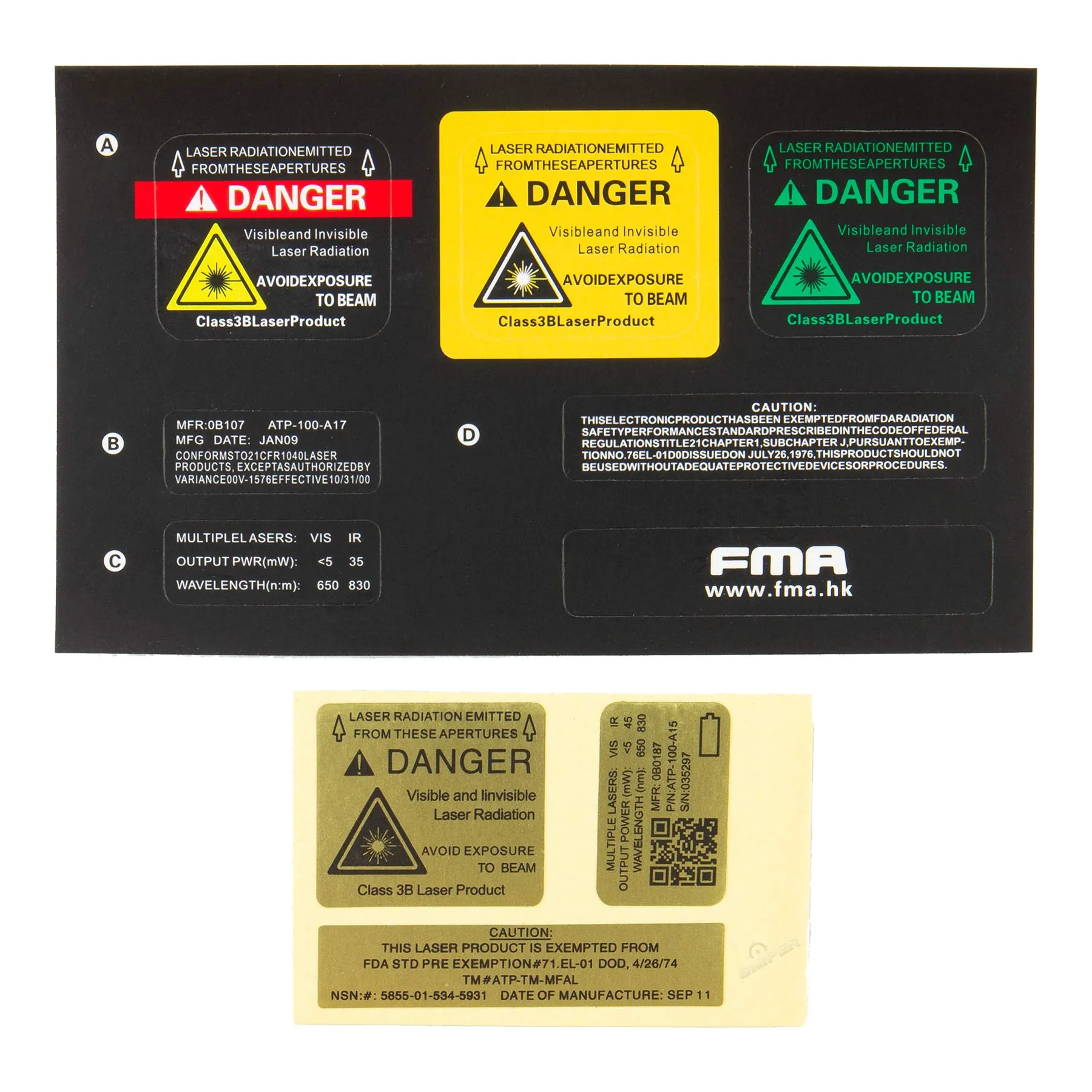 AN/PEQ 15 Battery Case, BK