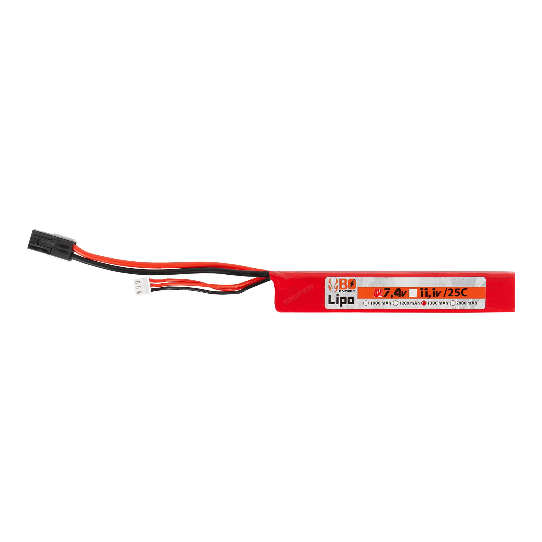 Tamiya 7,4V 1300mAh 25C LiPo Akku, 1 Stick Tamiya 7,4V 1300mAh 25C LiPo Akku, 1 Stick