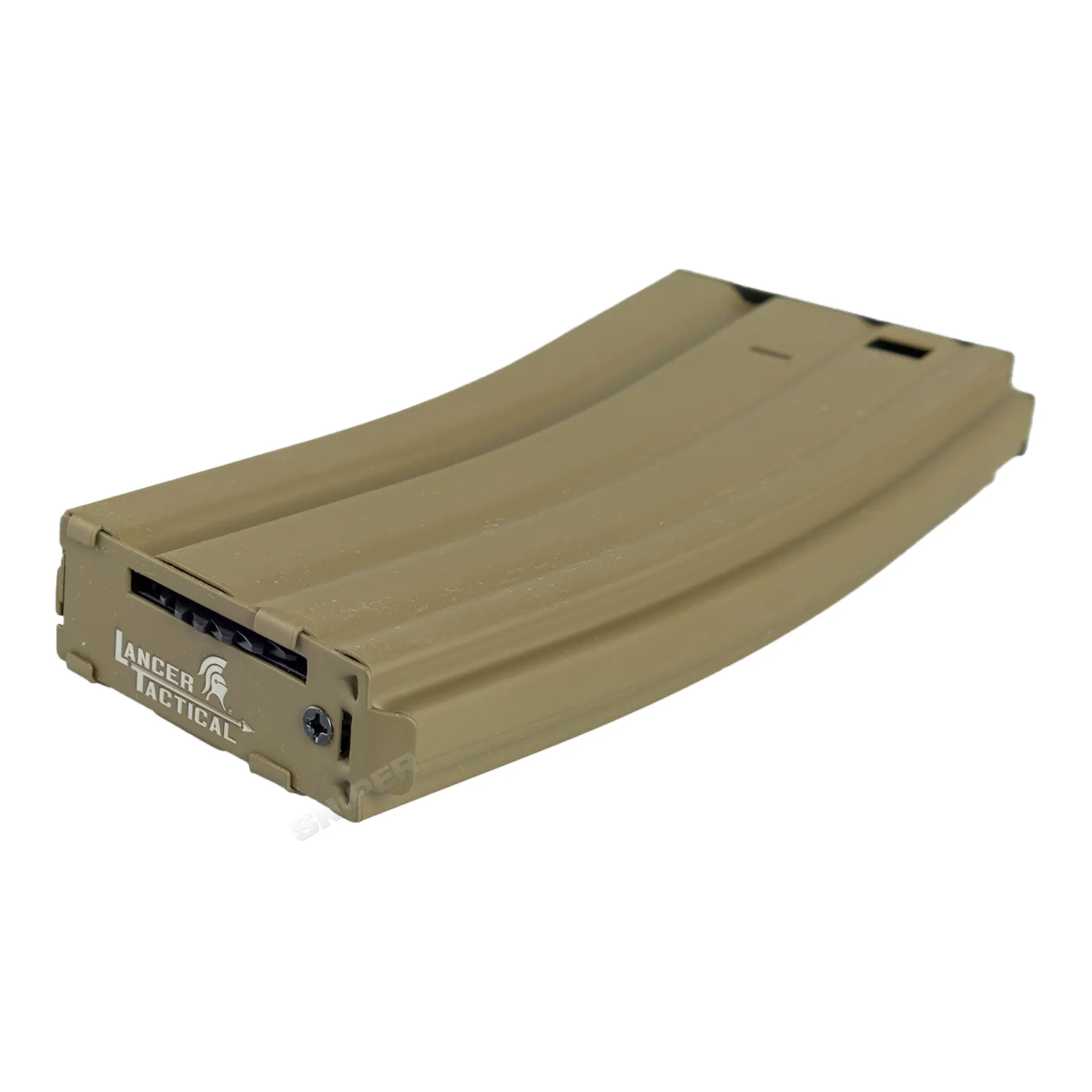 Metall Hi-Cap Magazin 300rds, Tan