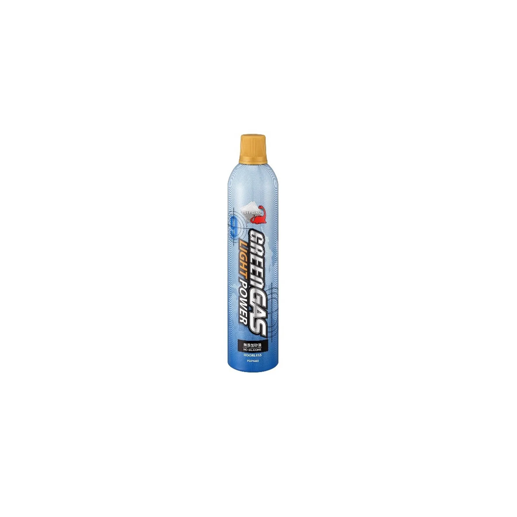 Puff Dino Light Power Green Gas Oil Free, 600ml