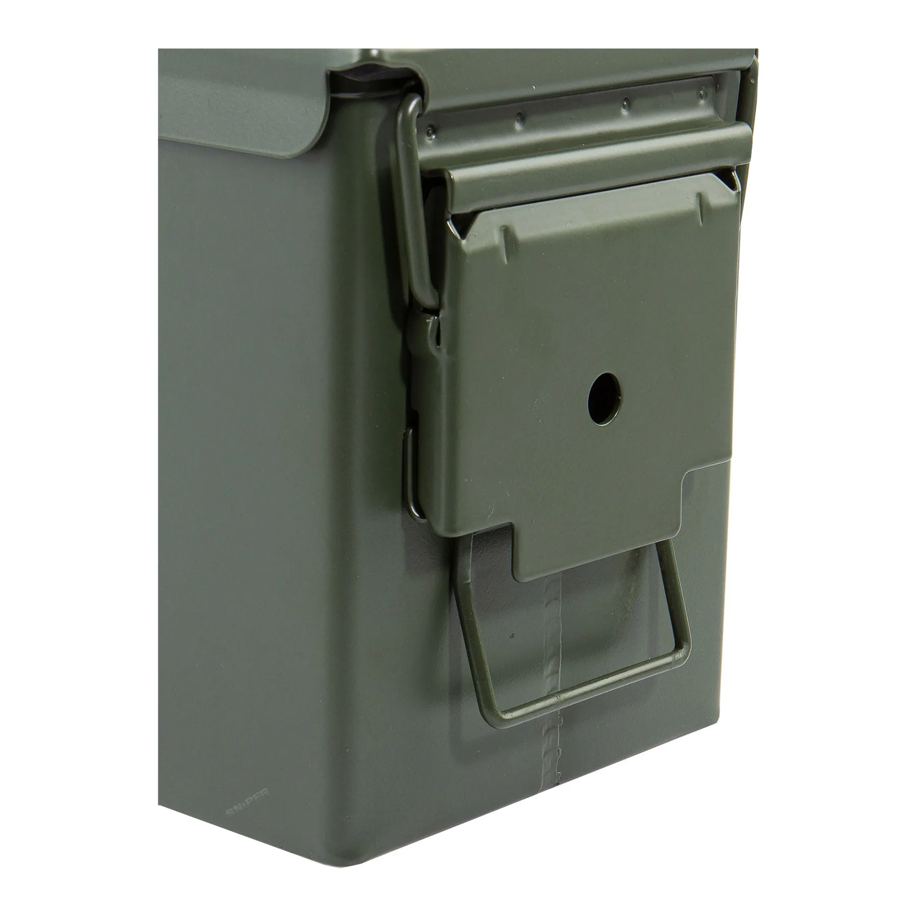 Metall Munitionskiste, 28X14,5X18 cm ,olive Metall Munitionskiste, 28X14,5X18 cm ,olive