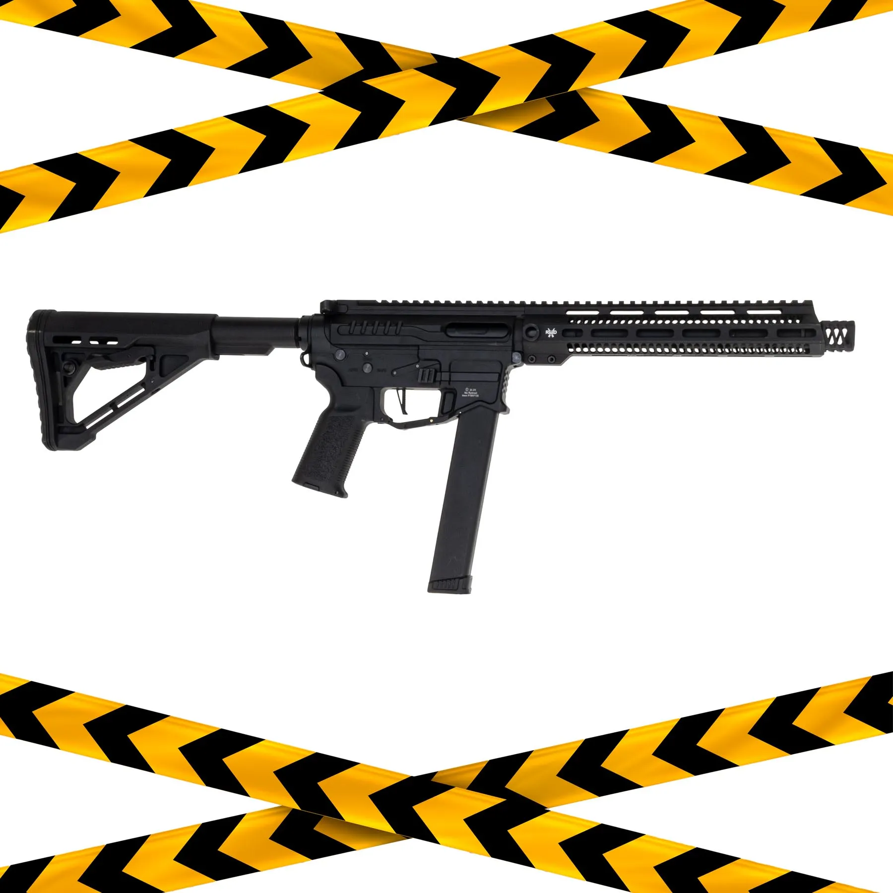 B-Ware Zion Arms PW9 M-Lok 10" (S)AEG, Black