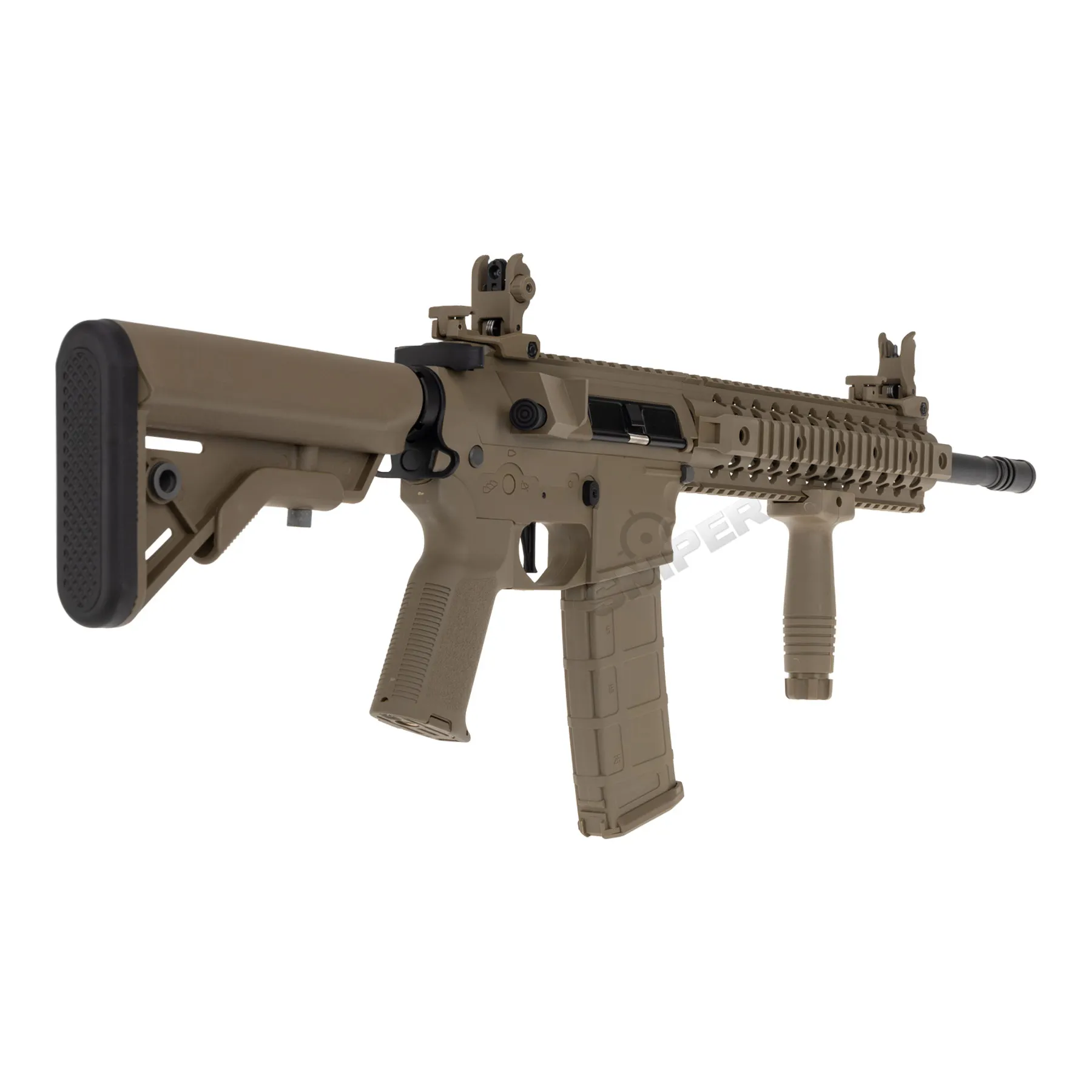 Lancer M4 EVO w/ Nebula ETU (S)AEG, Tan