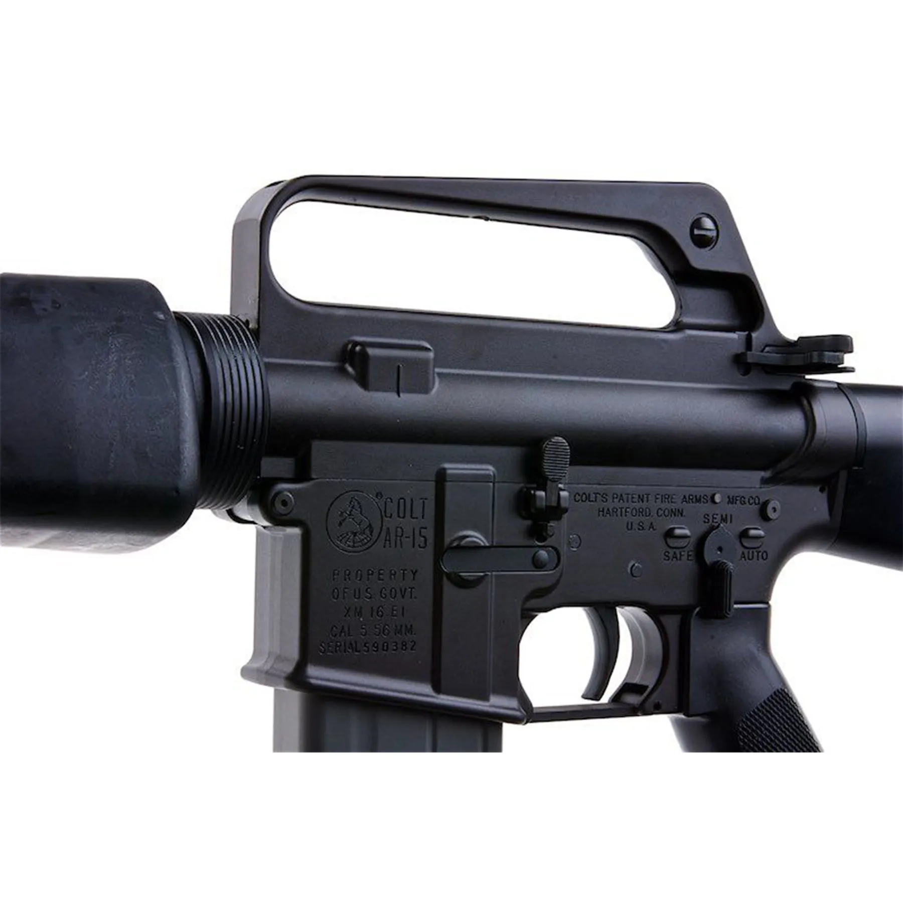 Colt XM16E GBB Airsoft Rifle, Black