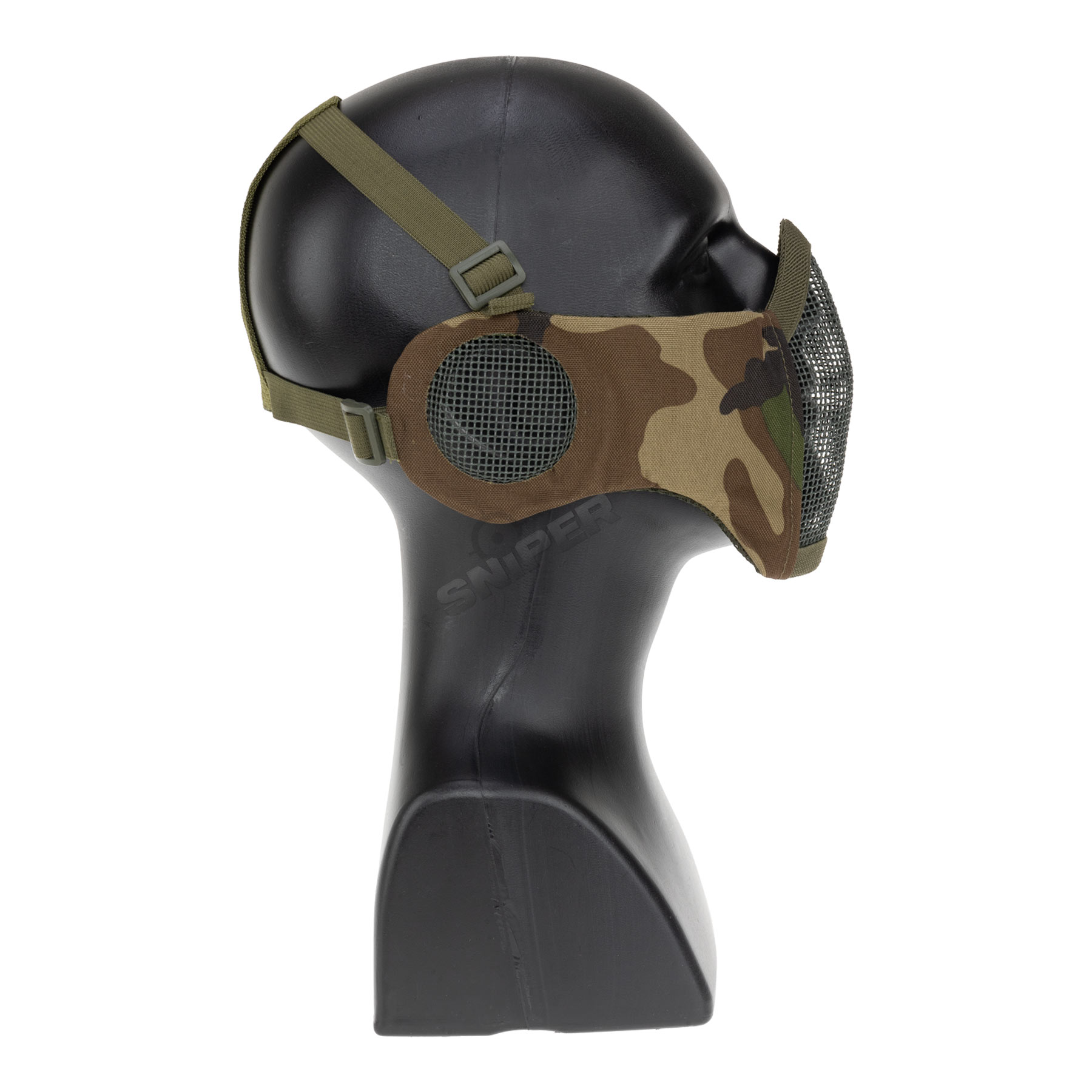 Reapo Mesh Face Mask w/ Ear Protection, Woodland