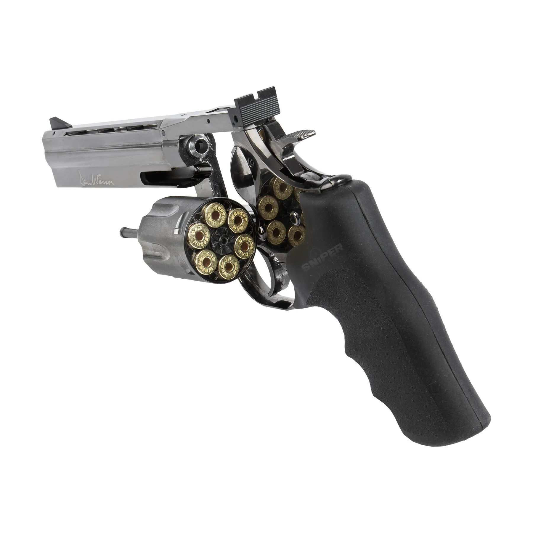 Revolver Dan Wesson 715 6" stahl grau CO²