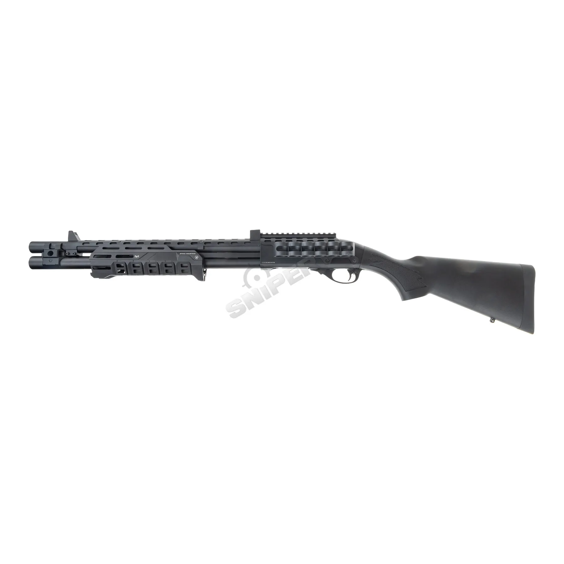 Golden Eagle M870 Strike Industries Action Pumpgun, Black