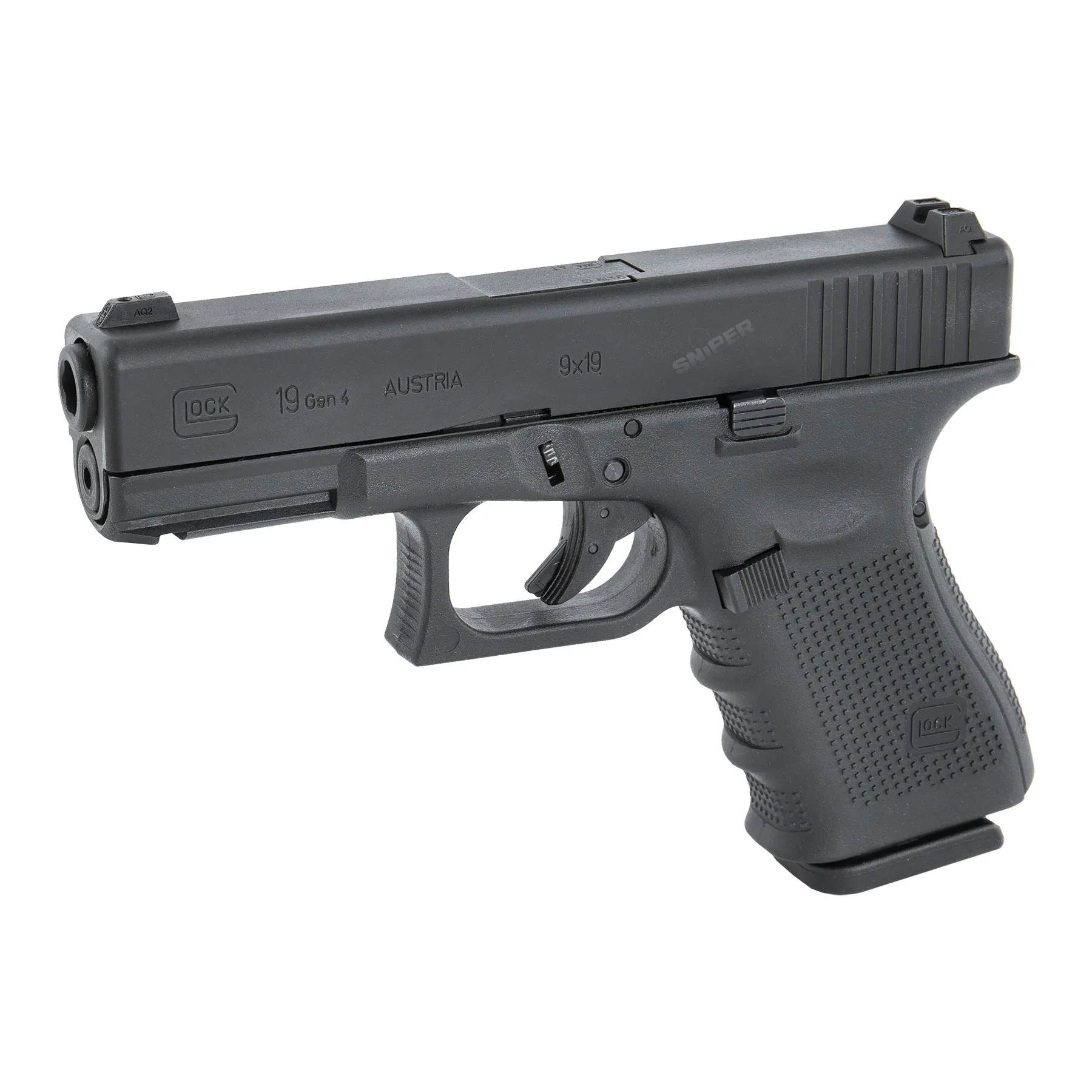 Glock 19 Gen 4 GBB Softair Pistole