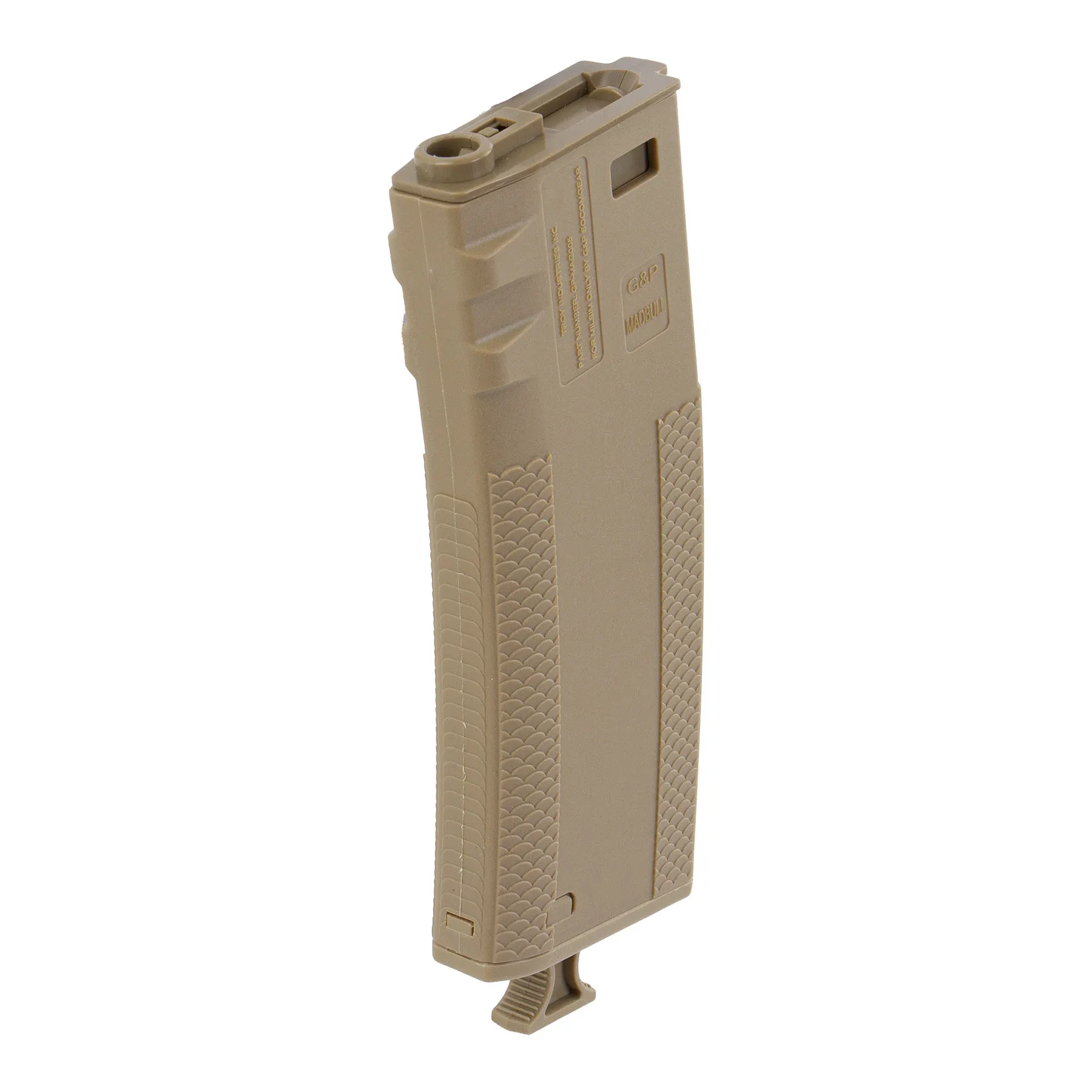 Troy Battle Hi Cap Magazin QP Tan 2 Stück
