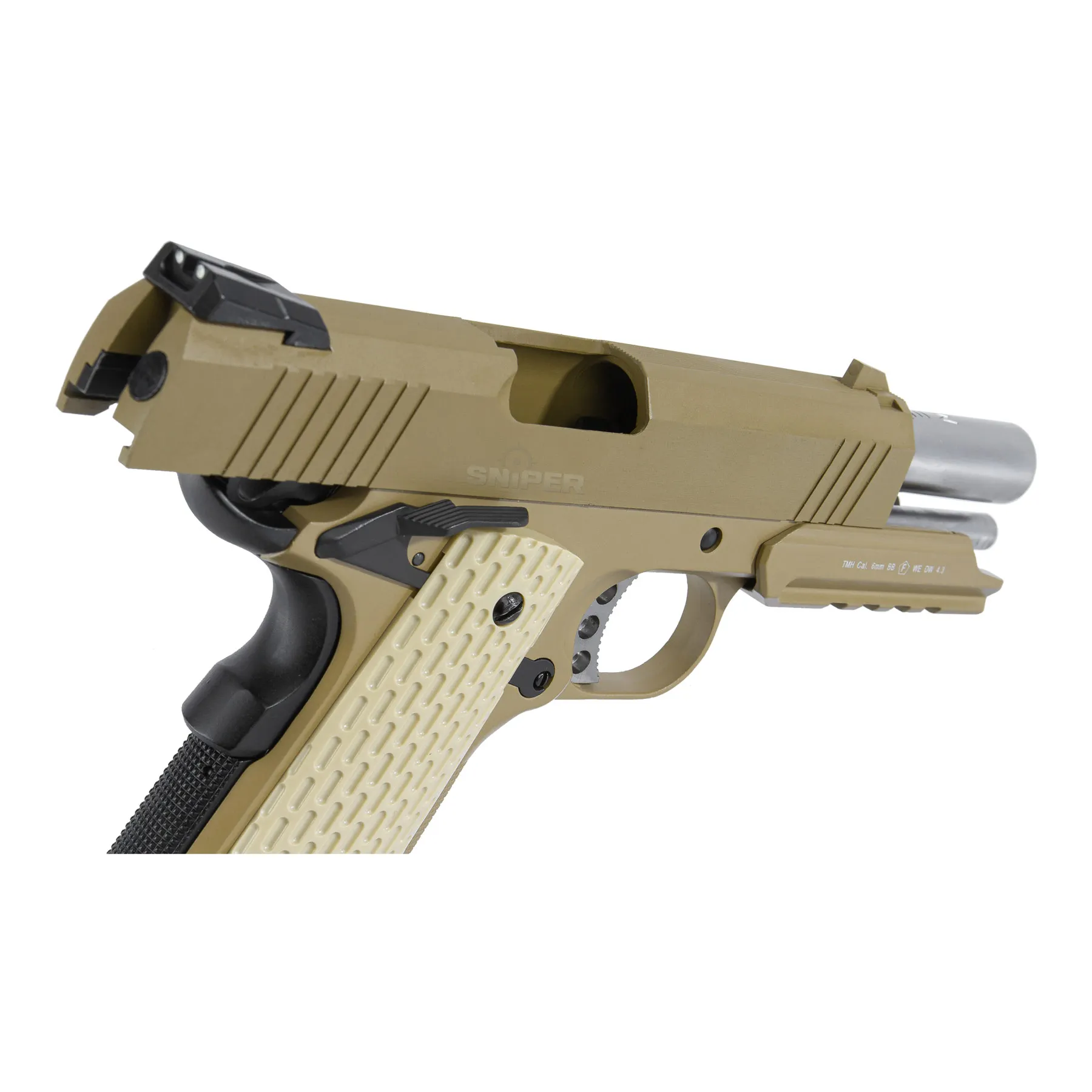 WE Desert Warrior 4.3 Full Metal Desert GBB Softair