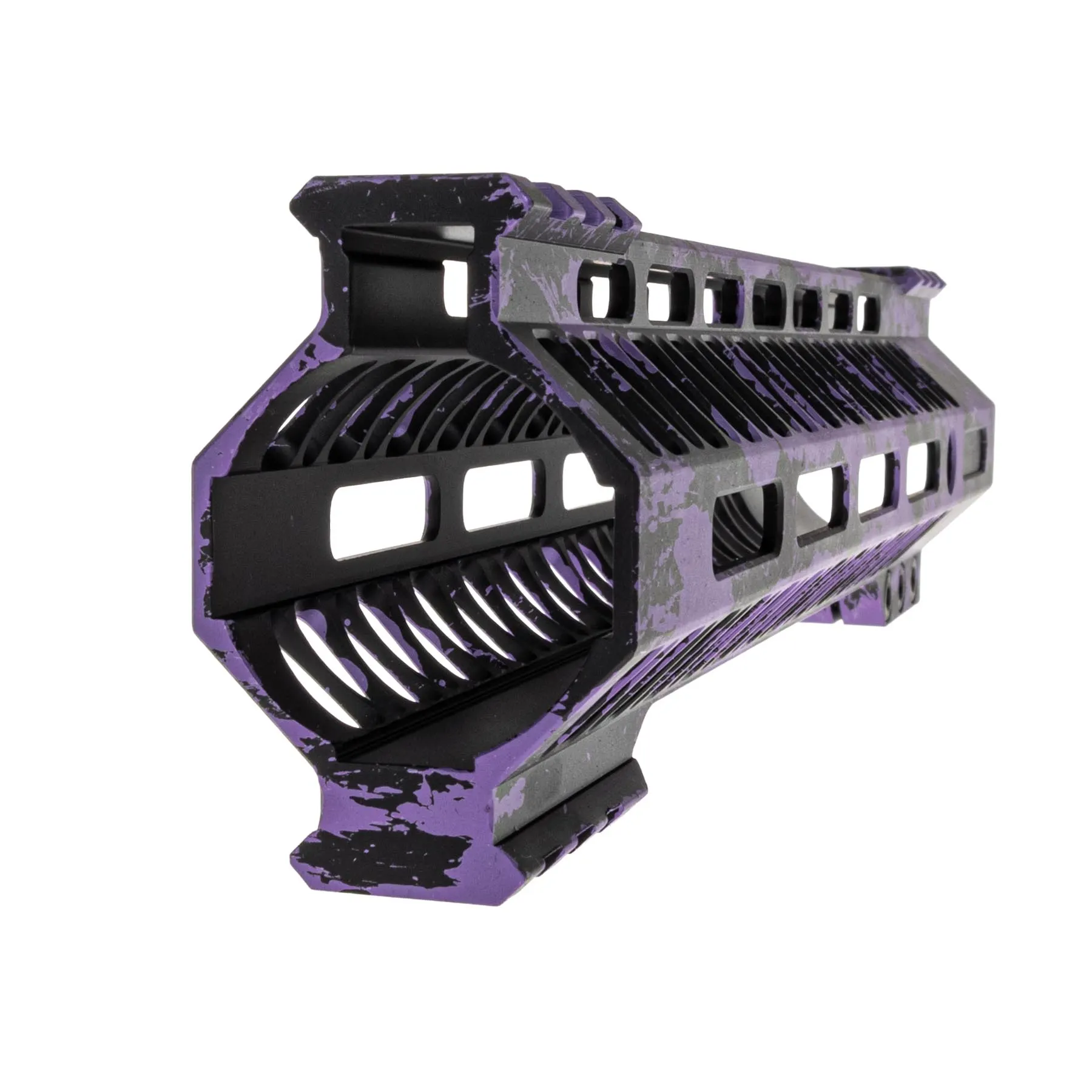 SAC Solid Receiver & Handguard Purple Splash M4