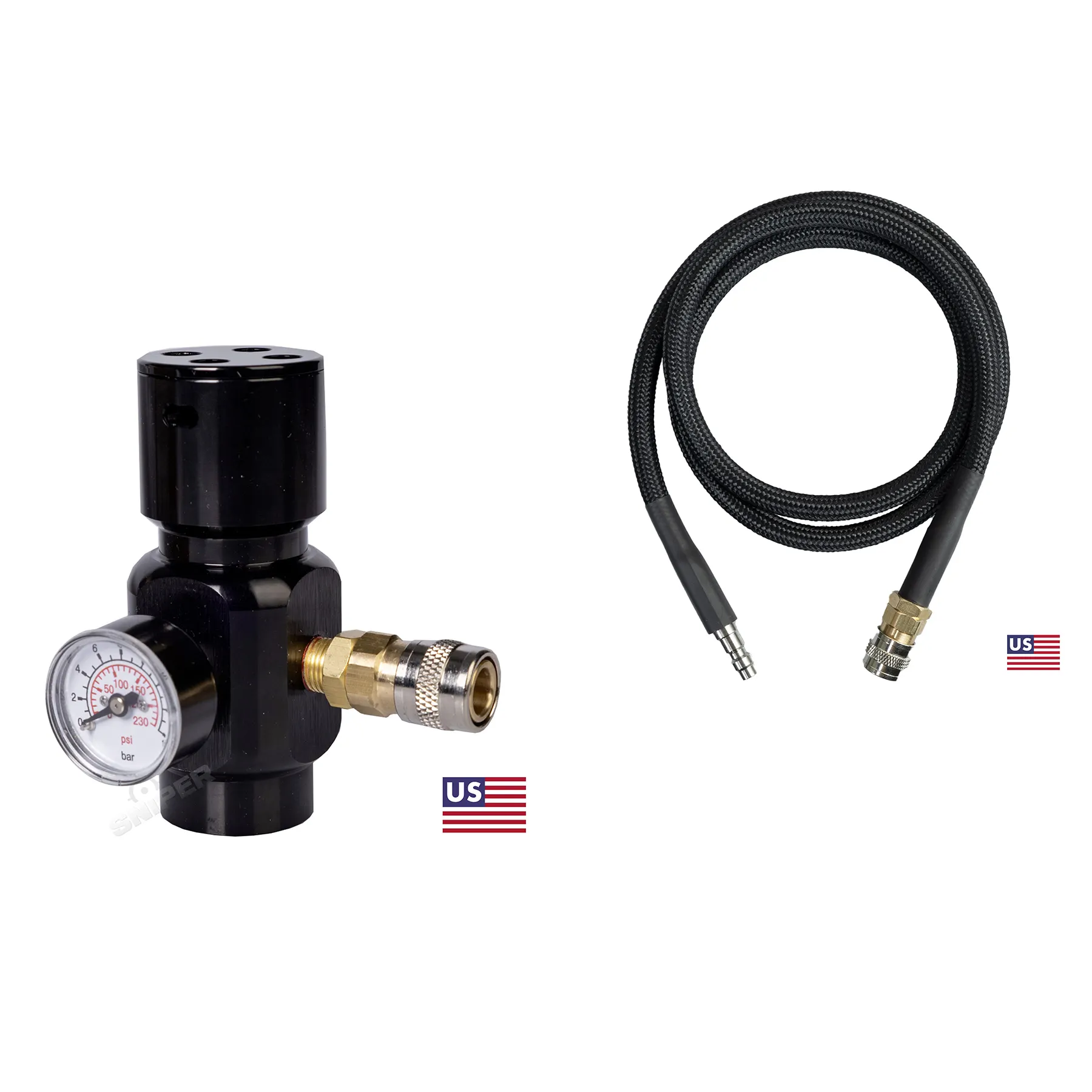 Reapo Portable Micro Regulator w/ 40" Black Remote Line, US Version Reapo Portable Micro Regulator w/ 40" Black Remote Line, US Version