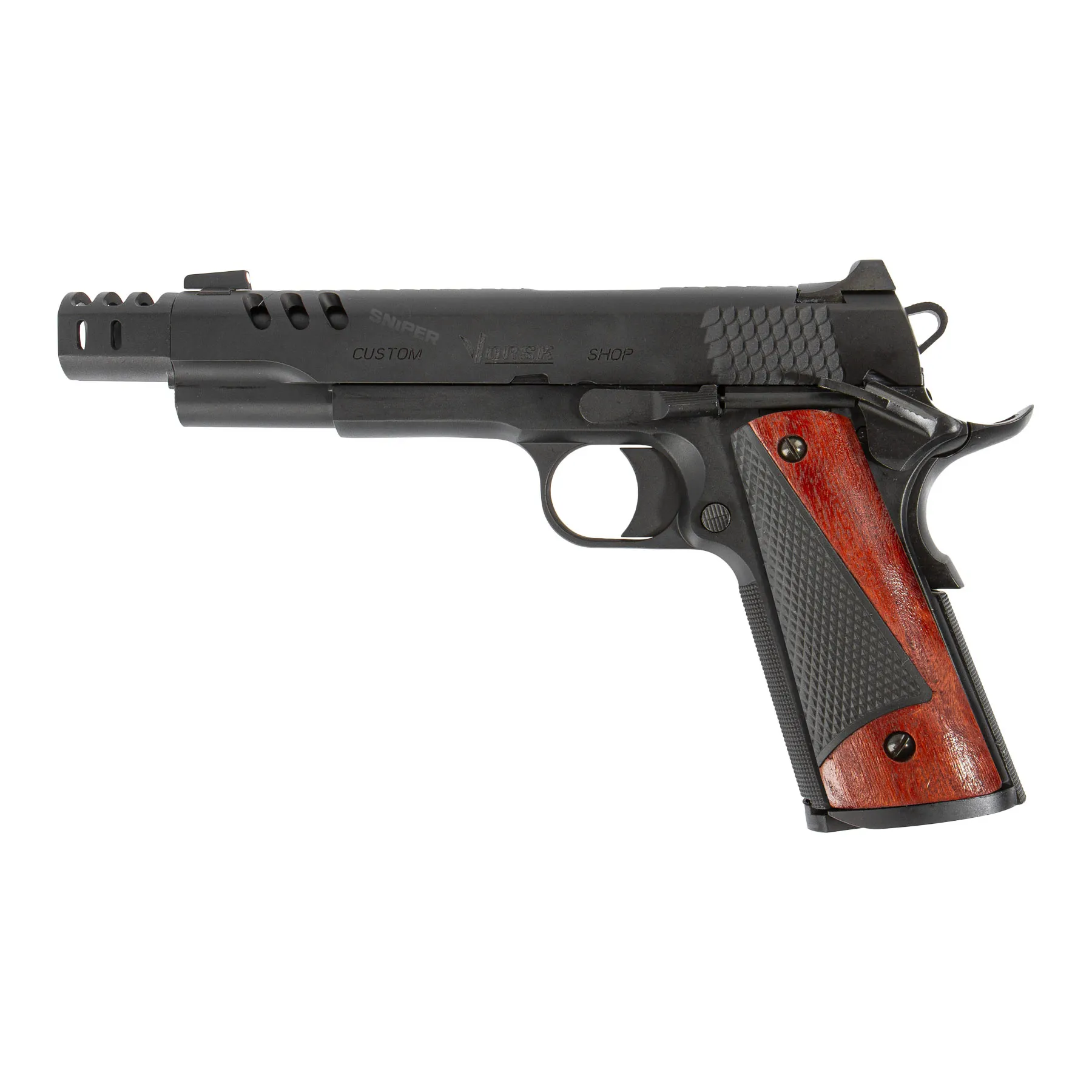Vorsk CS Defender Pro MEU GBB, Bright Wood, Black