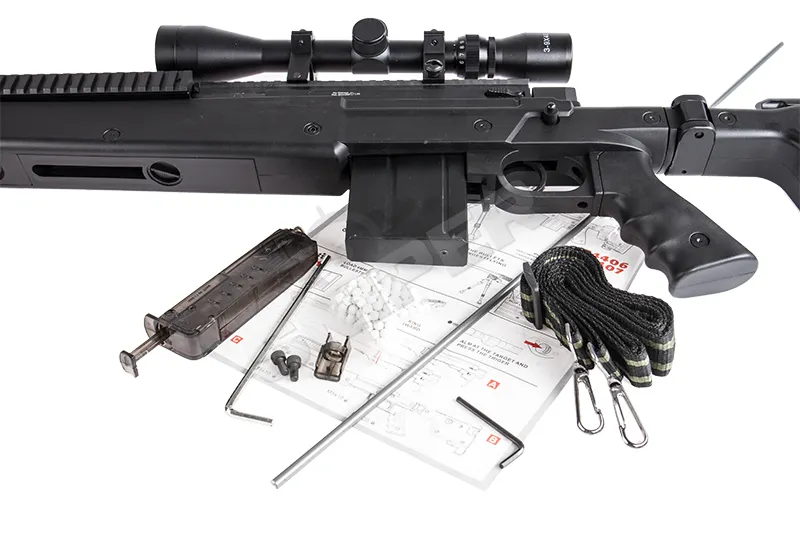 MB4407 Sniper Rifle Full Set, Black