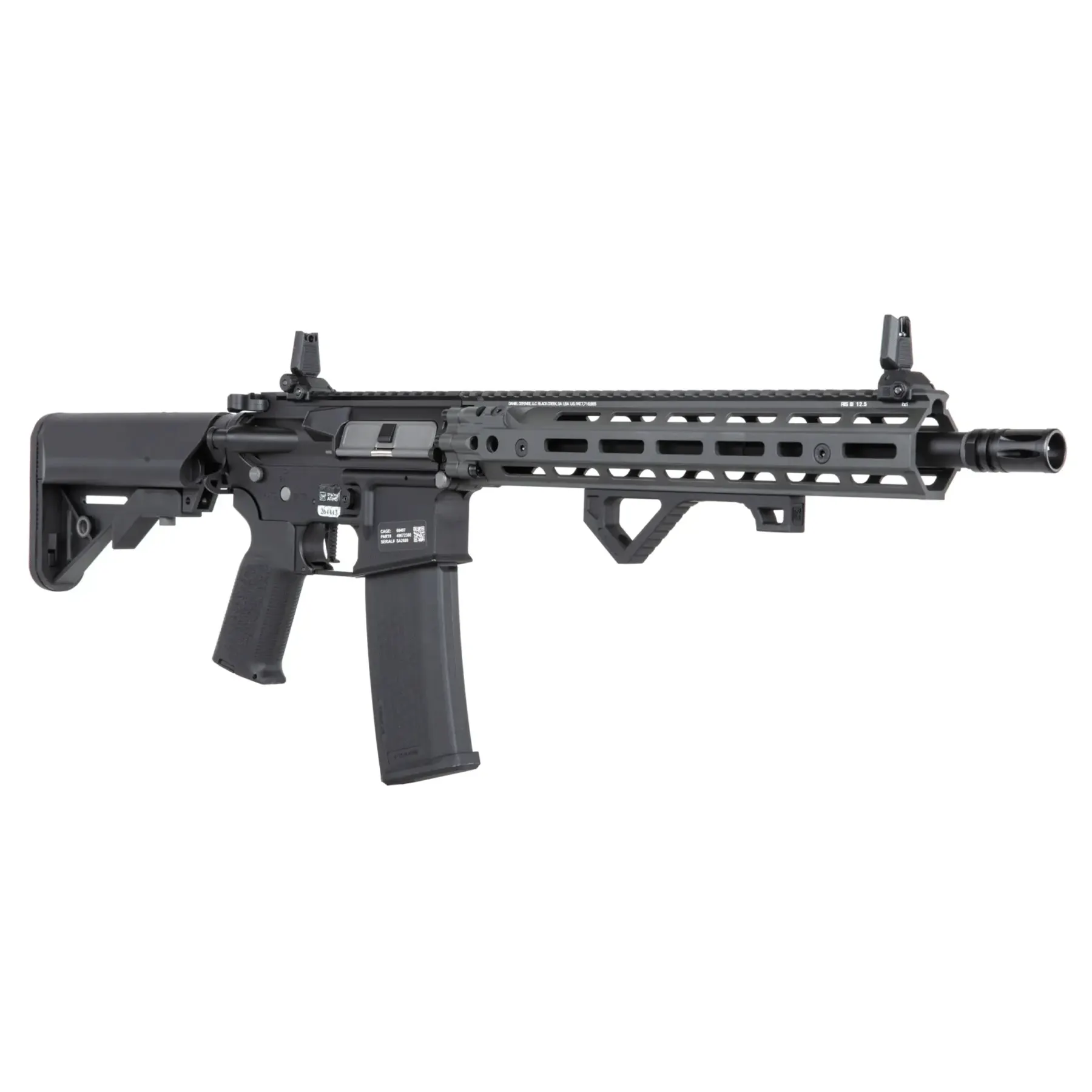 Specna Arms SA-P28 Prime Daniel Defense RIS III 12,5" w/ Aster ETU (S)AEG, Grey