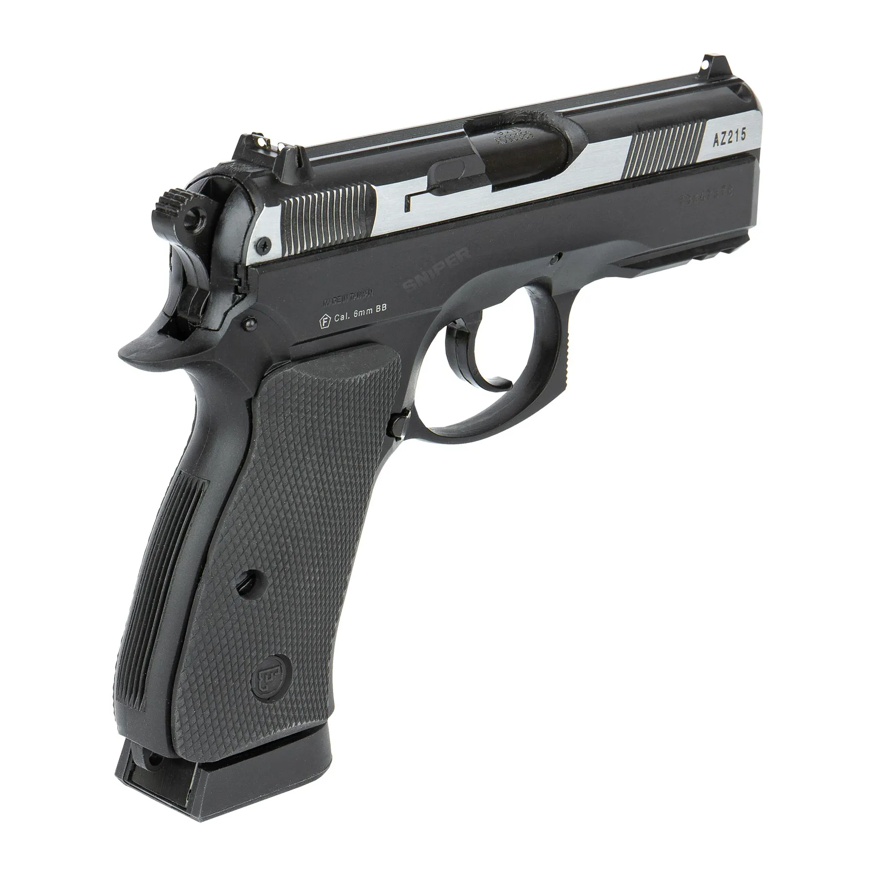 CZ 75D Compact, NBB, Co2, Silver