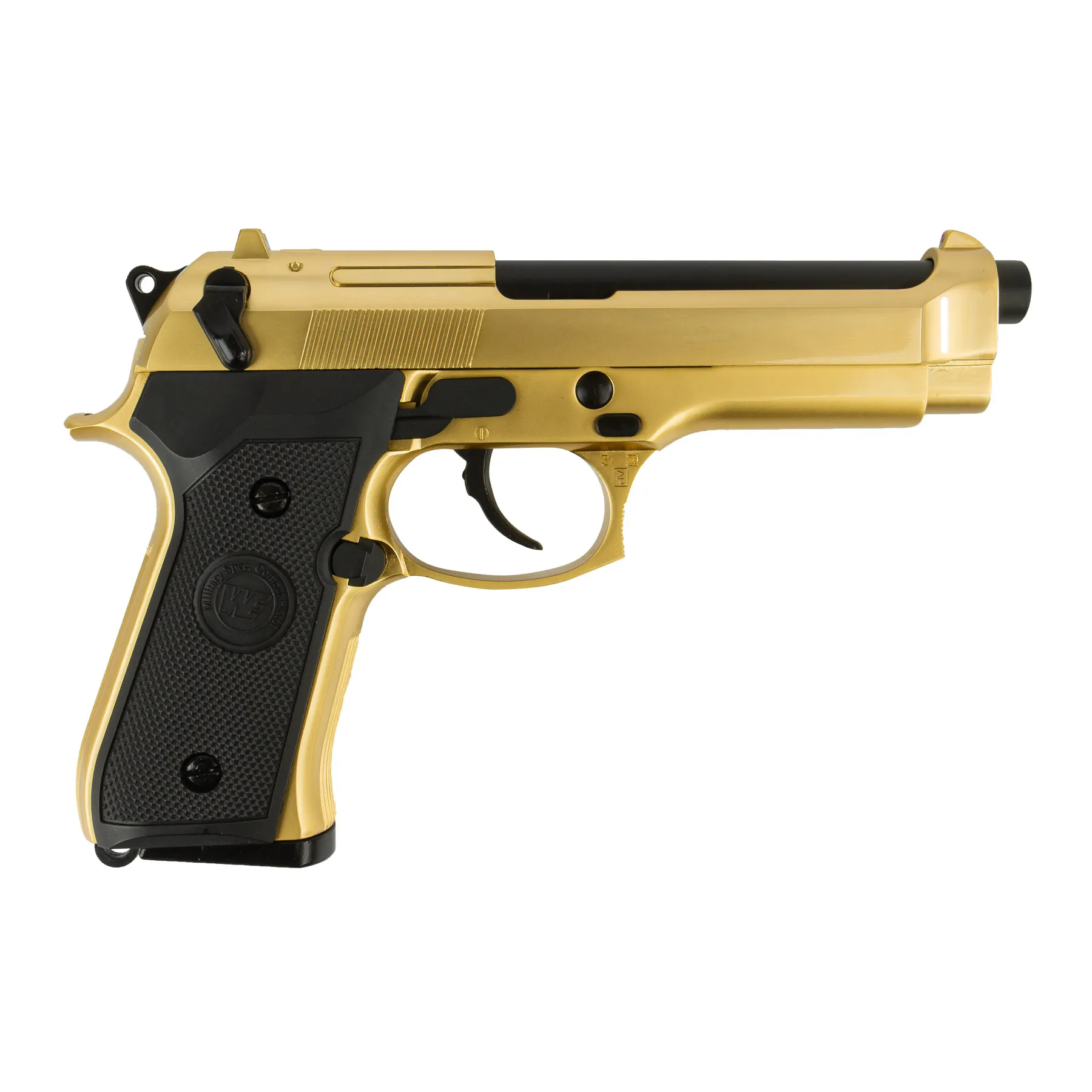 WE M92 Full Metal Gold GBB Softair Pistole