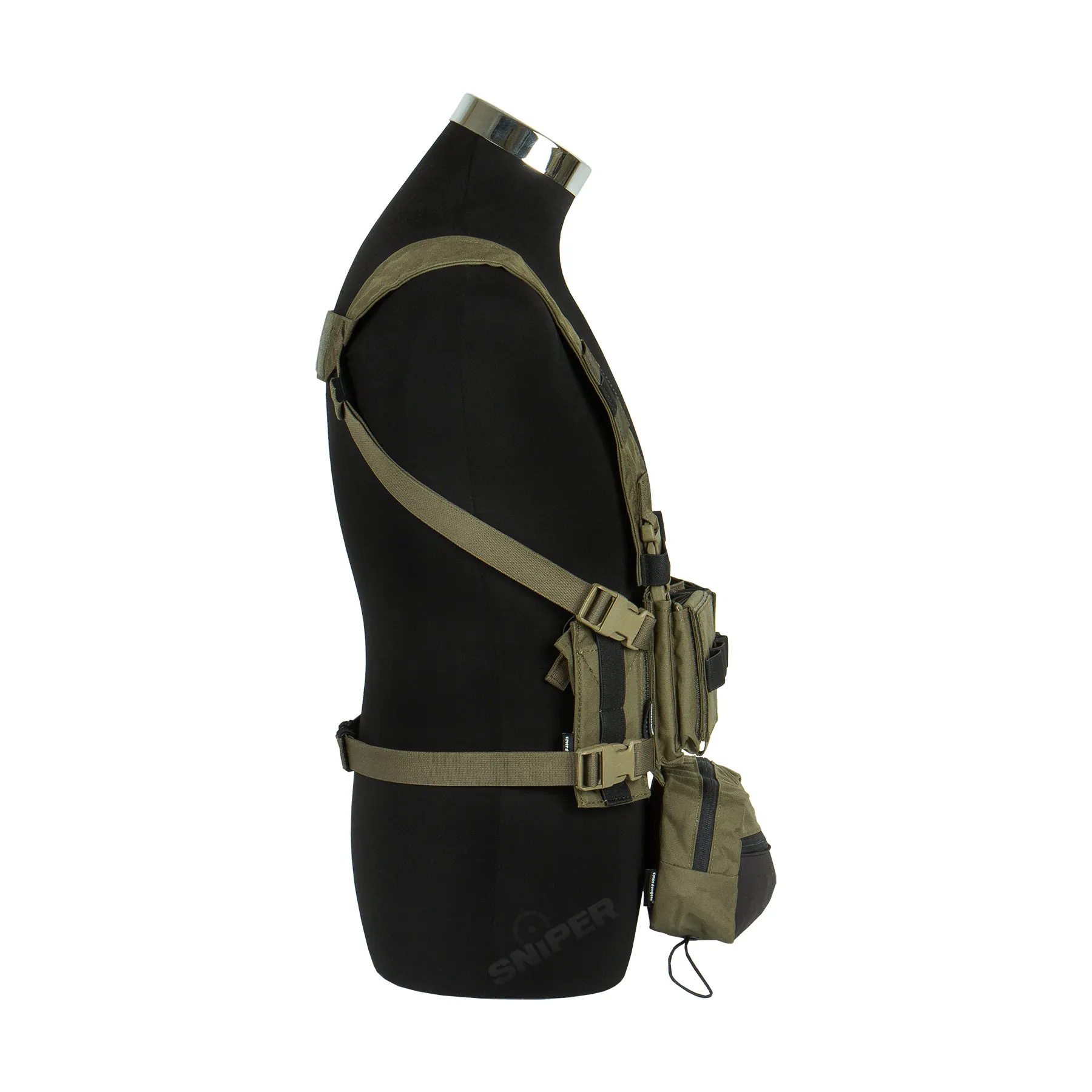Micro Fight Chissis MK3 Chest Rig, Ranger Green