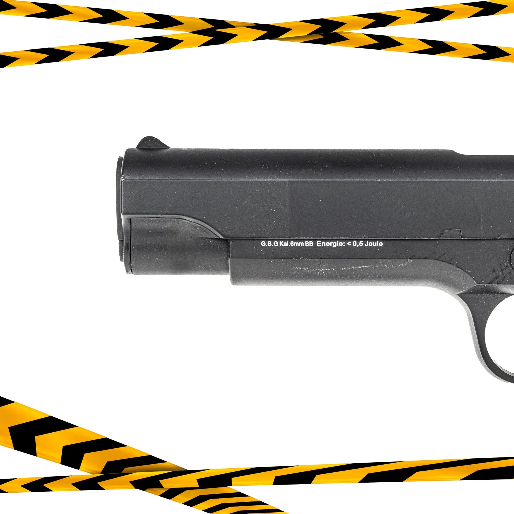 B-Ware CM123 M1911 AEP, < 0,5 Joule, Black