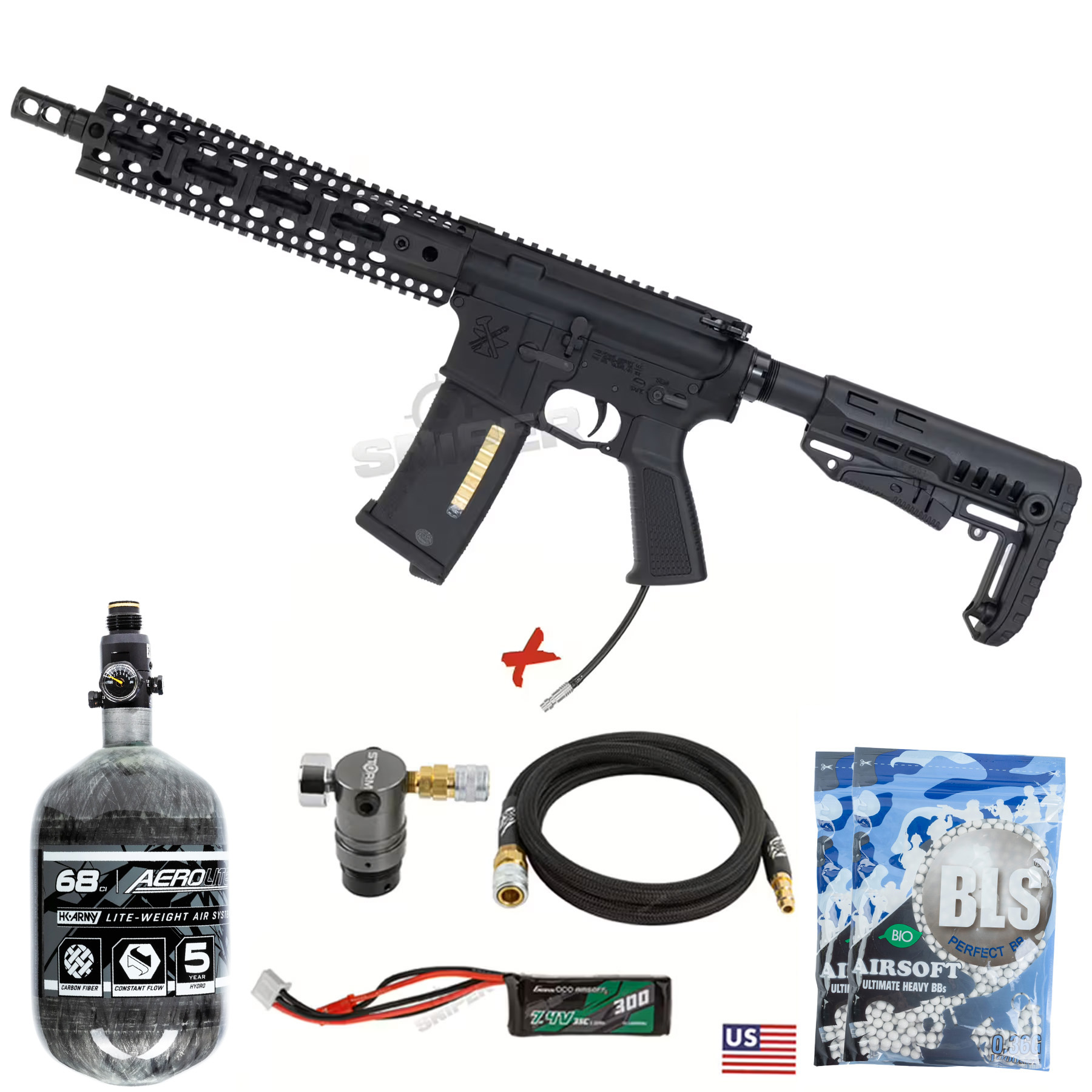 HPA Deal #3 - MTW Forged 10" Tactical Inferno Edition Gen. 3, Black