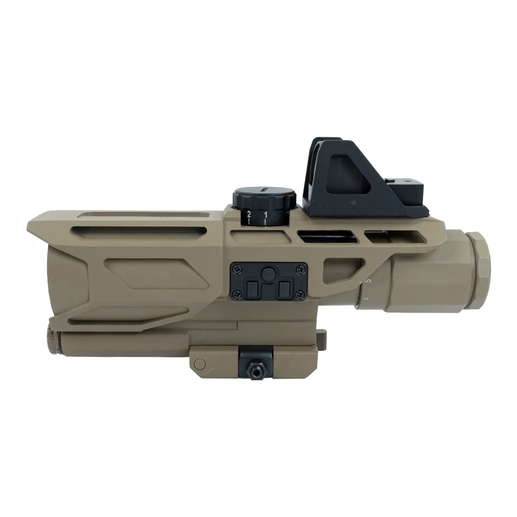 USS 3-9X40 Gen3 Scope mit Red Dot, Tan